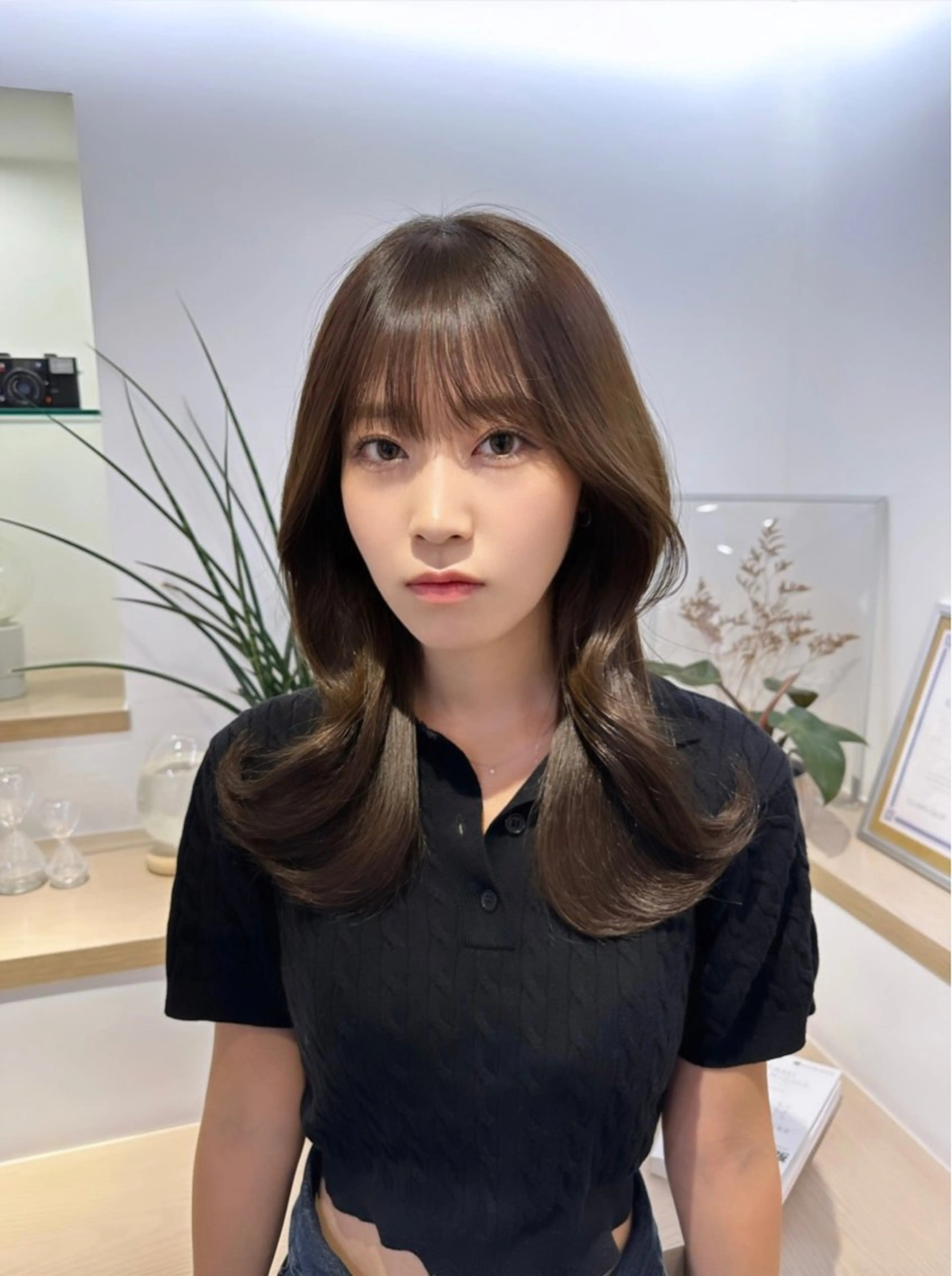 ヘアアレンジ 韓国ヘア/レイヤー Yan✂︎のヘアスタイル