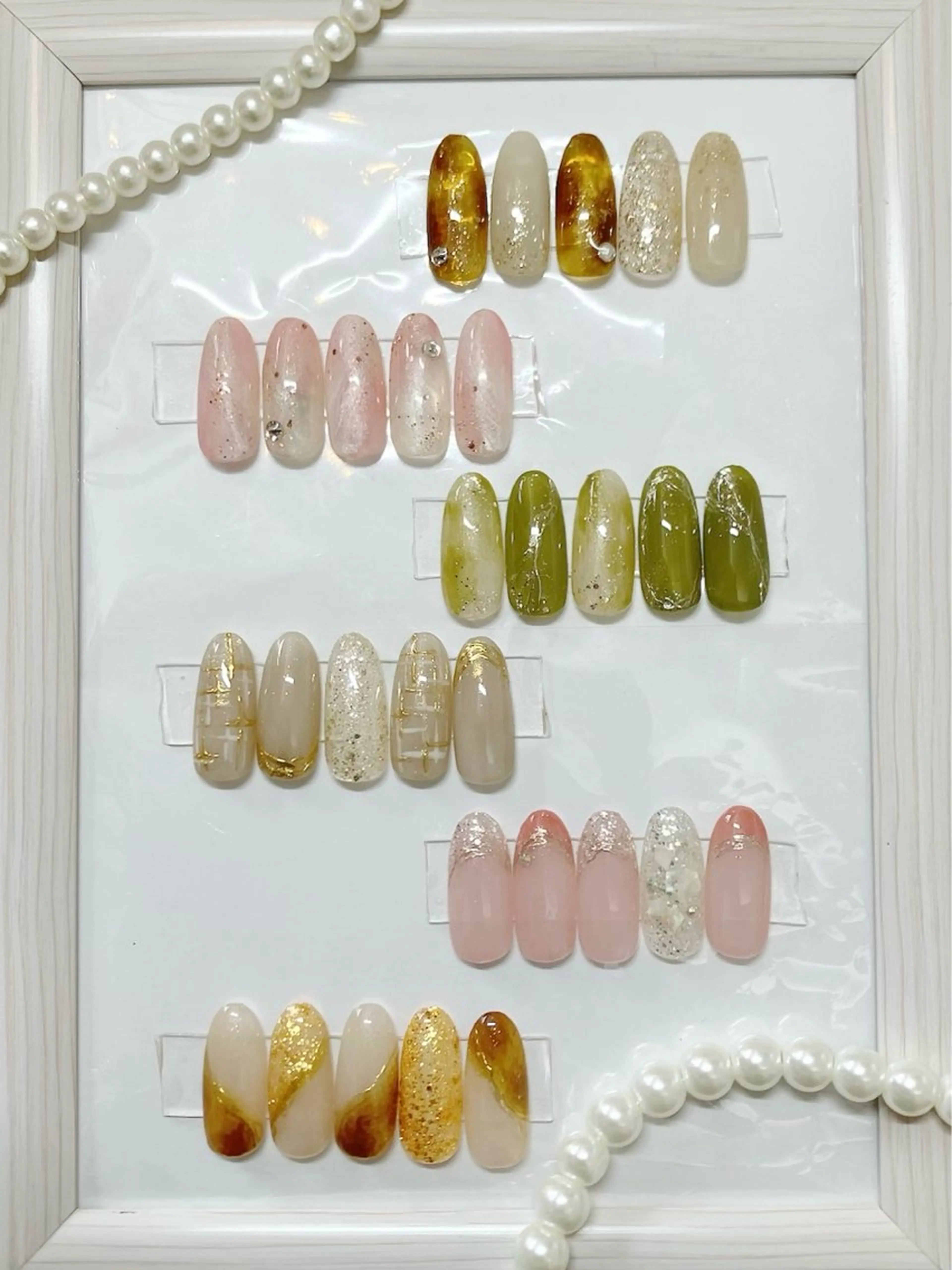 ネイル アートネイル べっ甲ネイル フレンチネイル マグネットネイル ミラーネイル ハンドネイル Orb nail (オーブ ネイル)のネイルデザイン