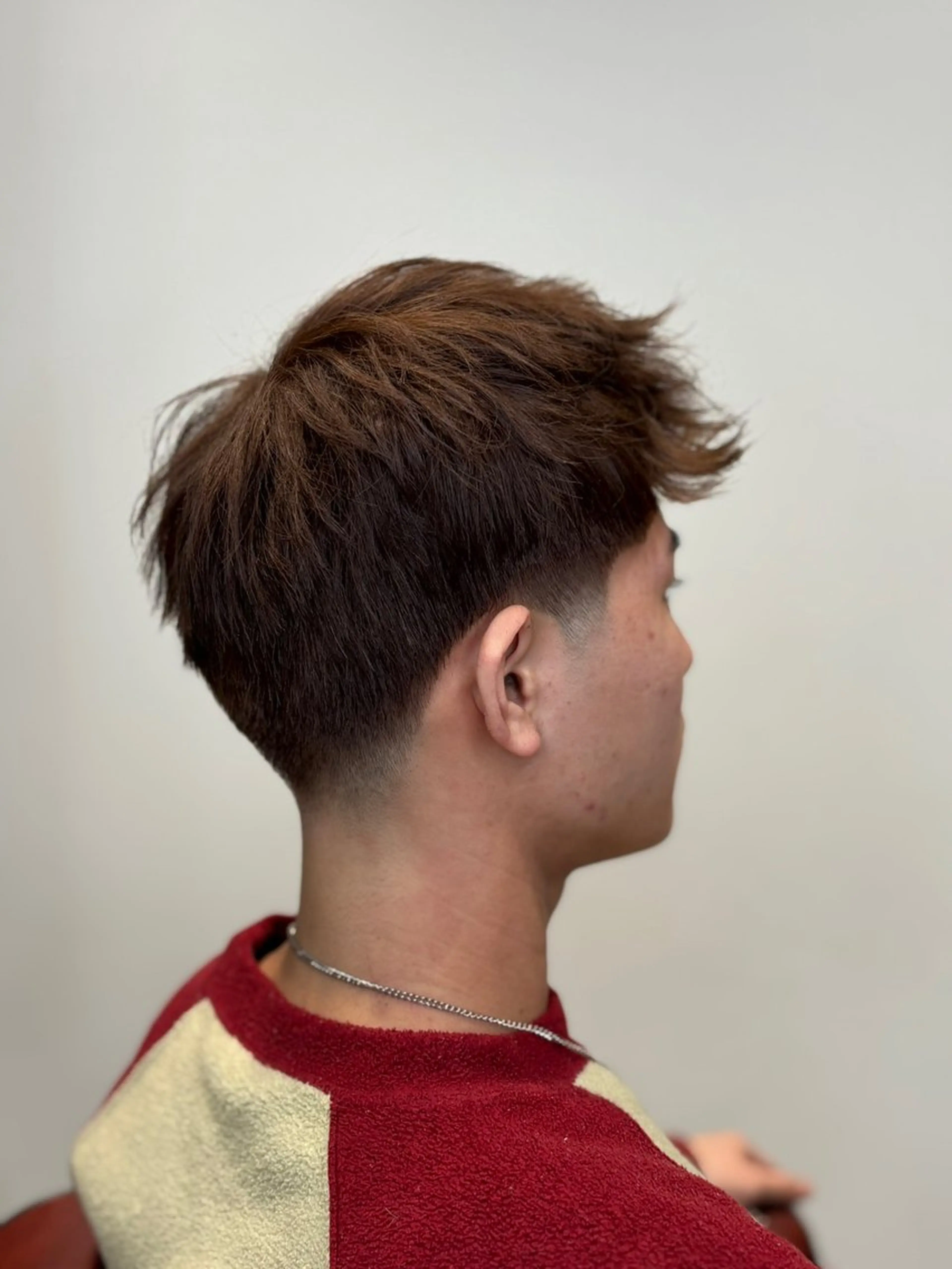 メンズヘアカットの写真