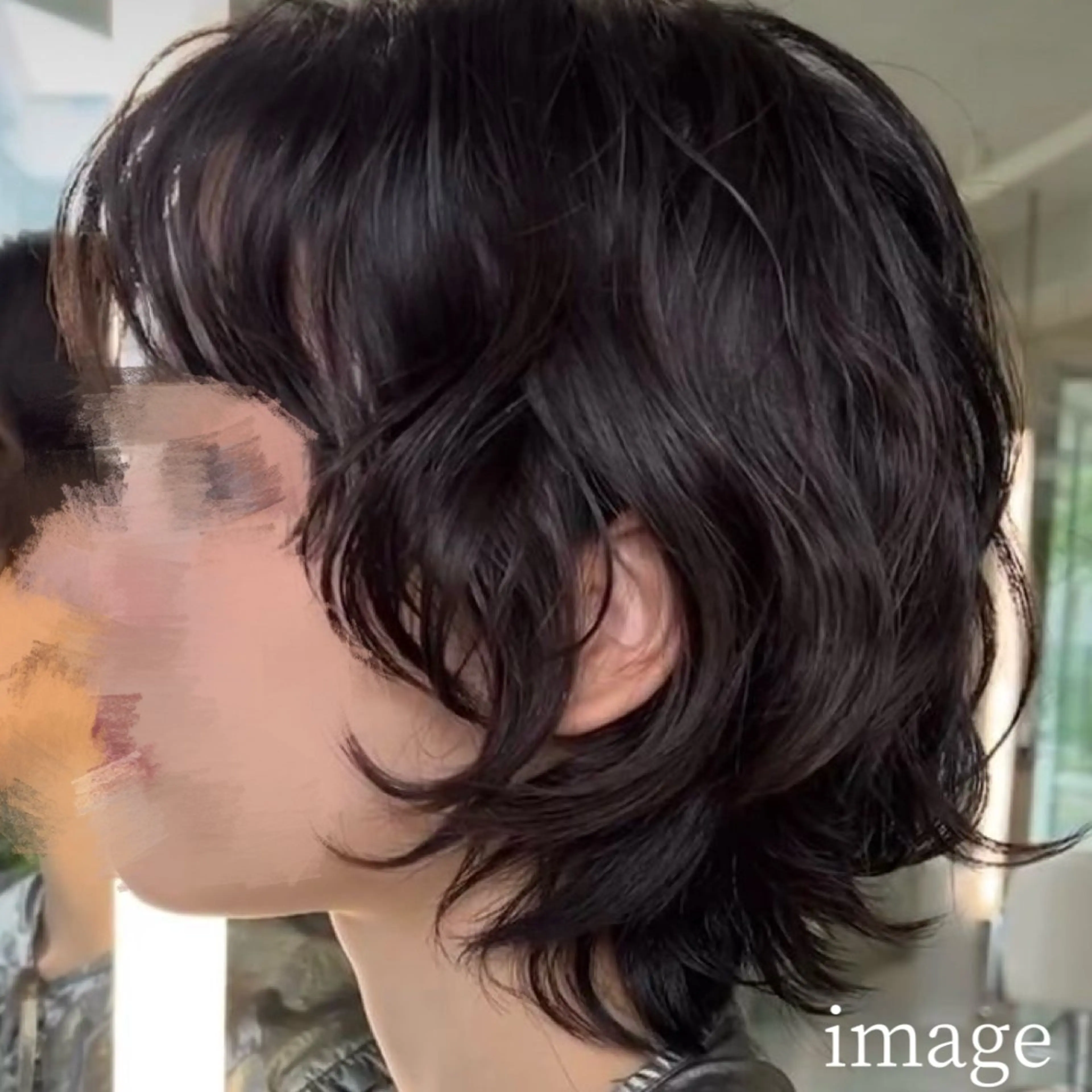 ミディアム パーマ ヘアアレンジ 【柔らか透明感✨/ 似合せ前髪】大石葉月のヘアスタイル