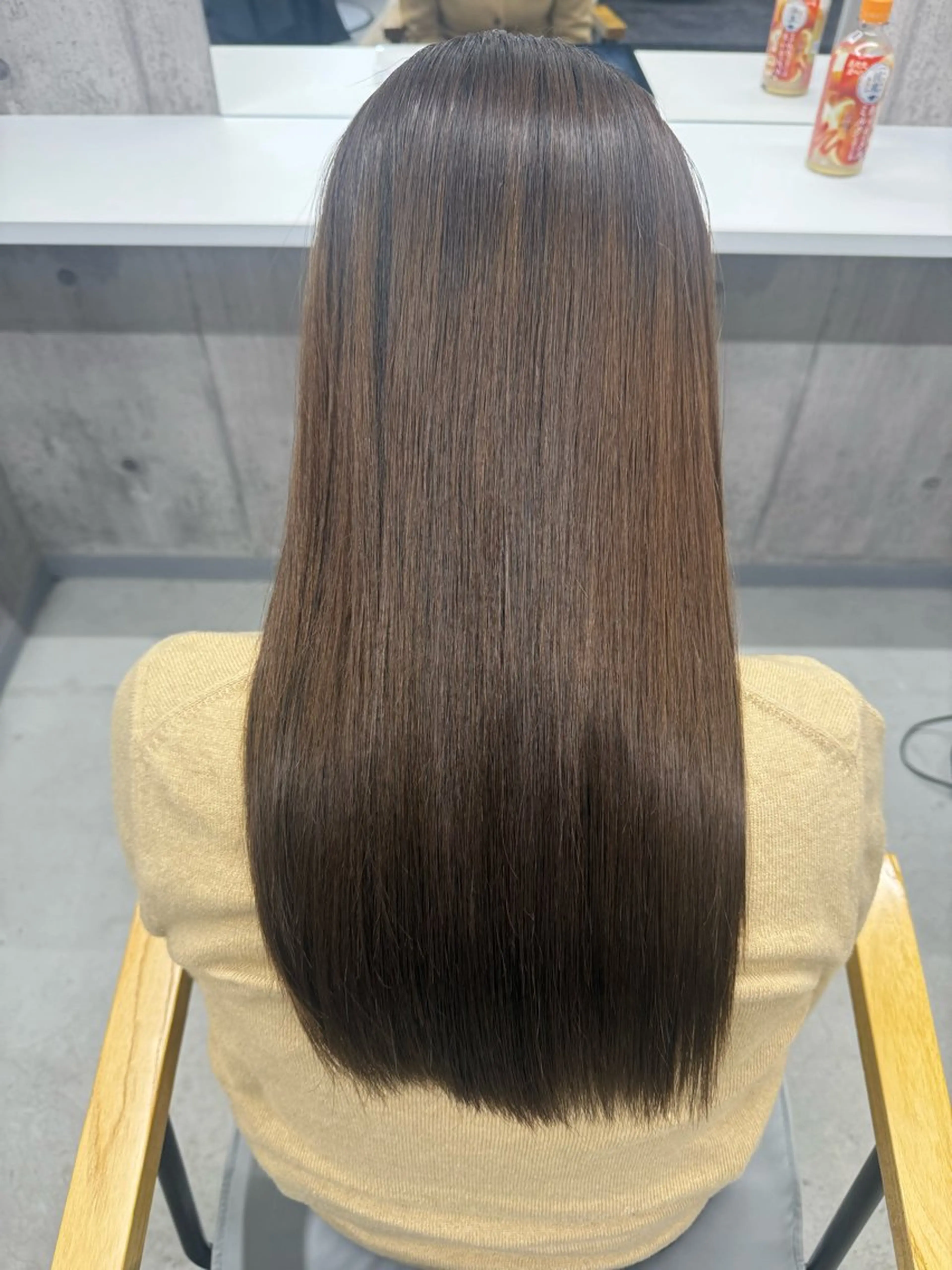 ロング ヘアカラー 縮毛矯正 トリートメント ageless/ 髪質改善marinaのヘアスタイル