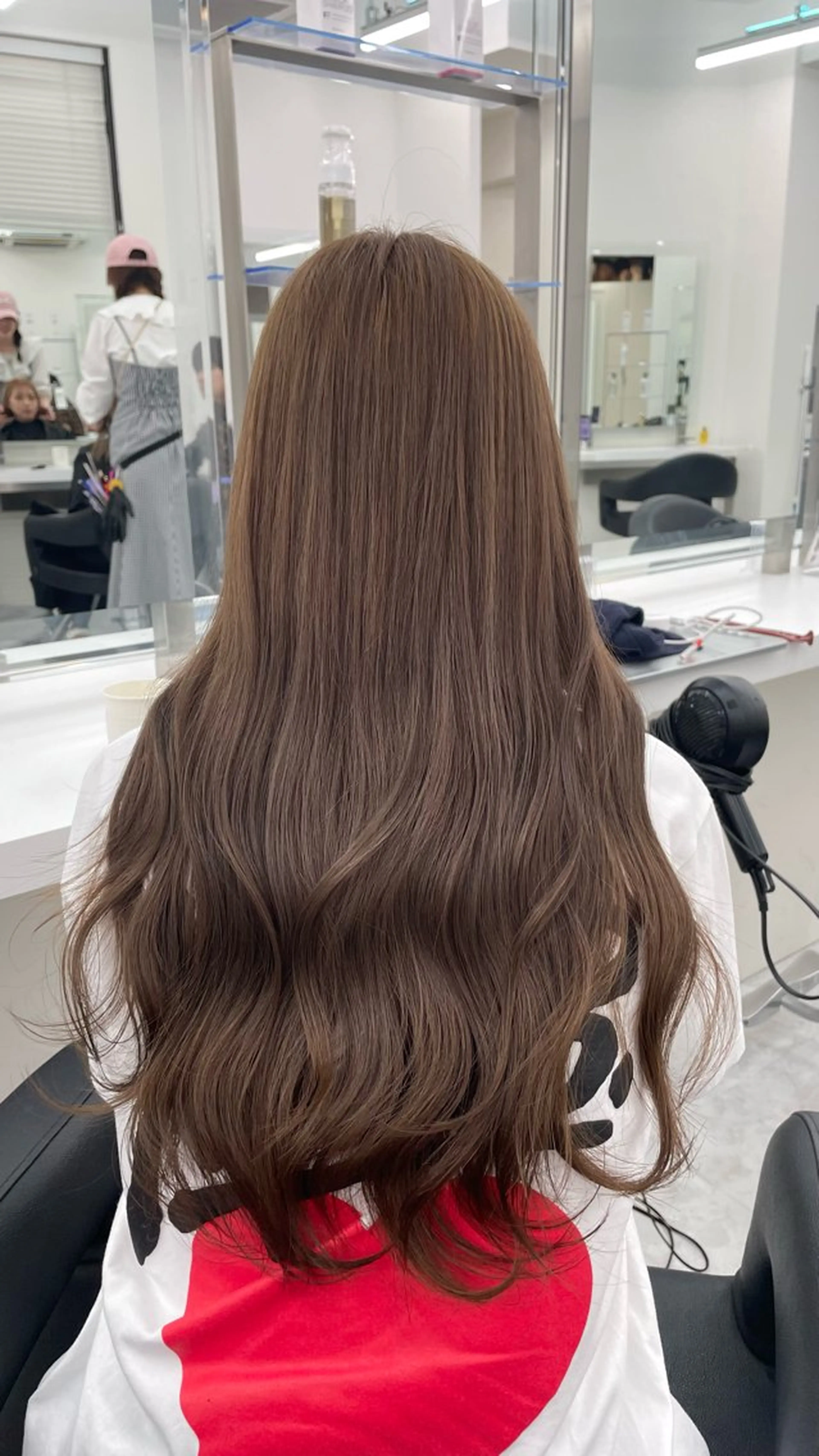 ロング カラー ヘアカラー ヘッドスパ ヘアセット 🫧韓国風透明感 ヘア🫧towaのヘアスタイル
