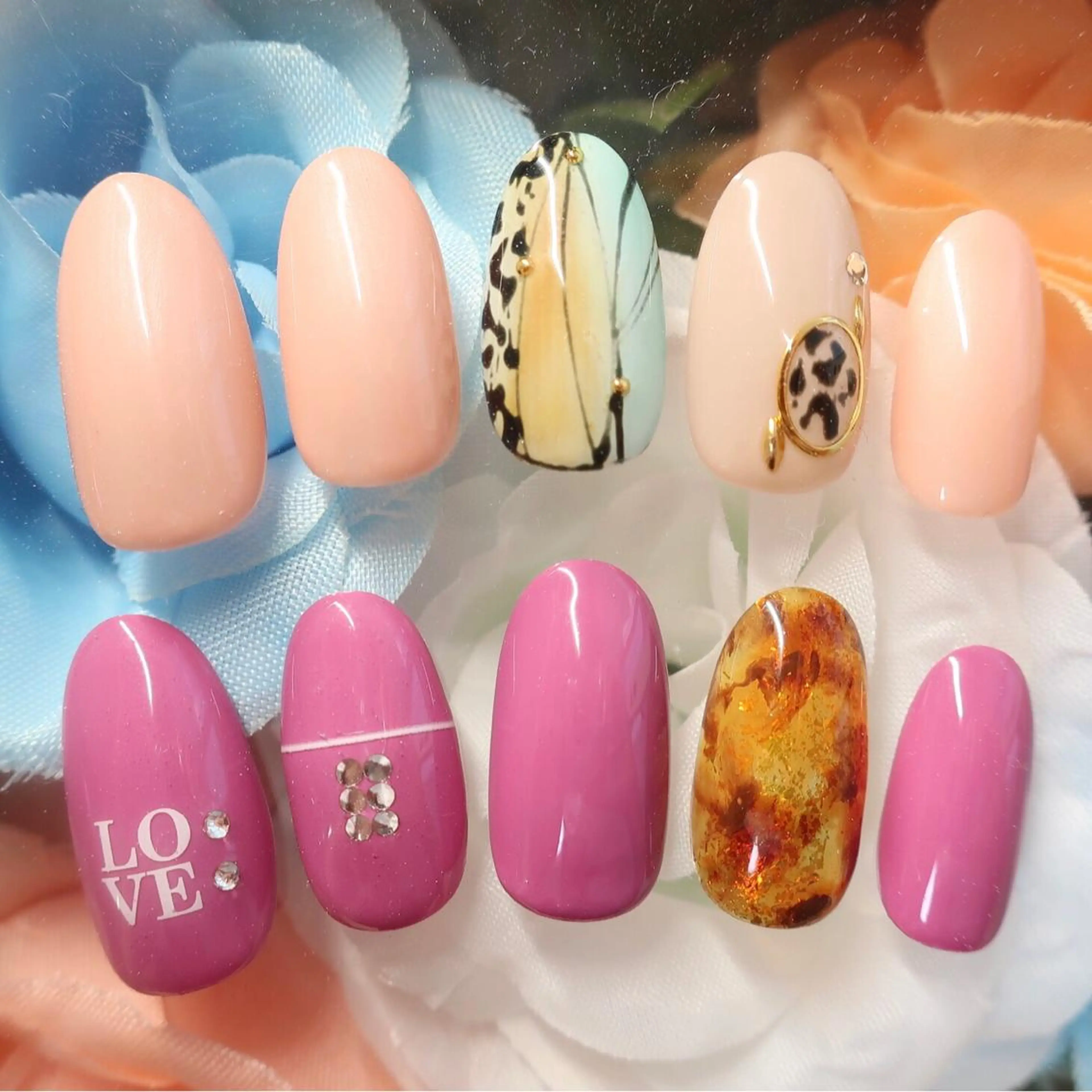 【オフ有り定額】オフ無料!!定額マンスリーネイル①¥7980の写真