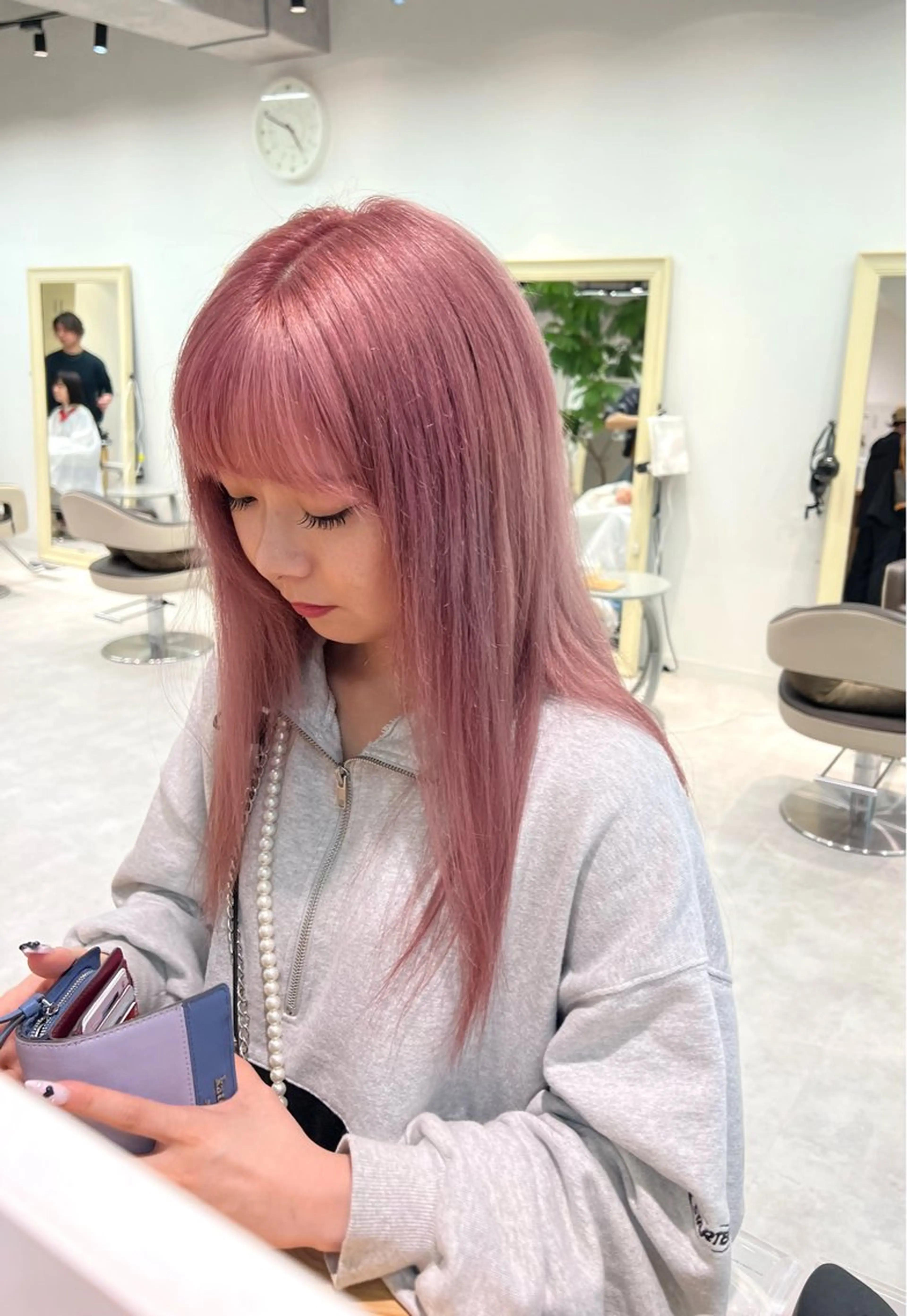 セミロング カラー カット ヘアカラー トリートメント 🍀お悩み改善憧れの 美髪　小林風雅のヘアスタイル