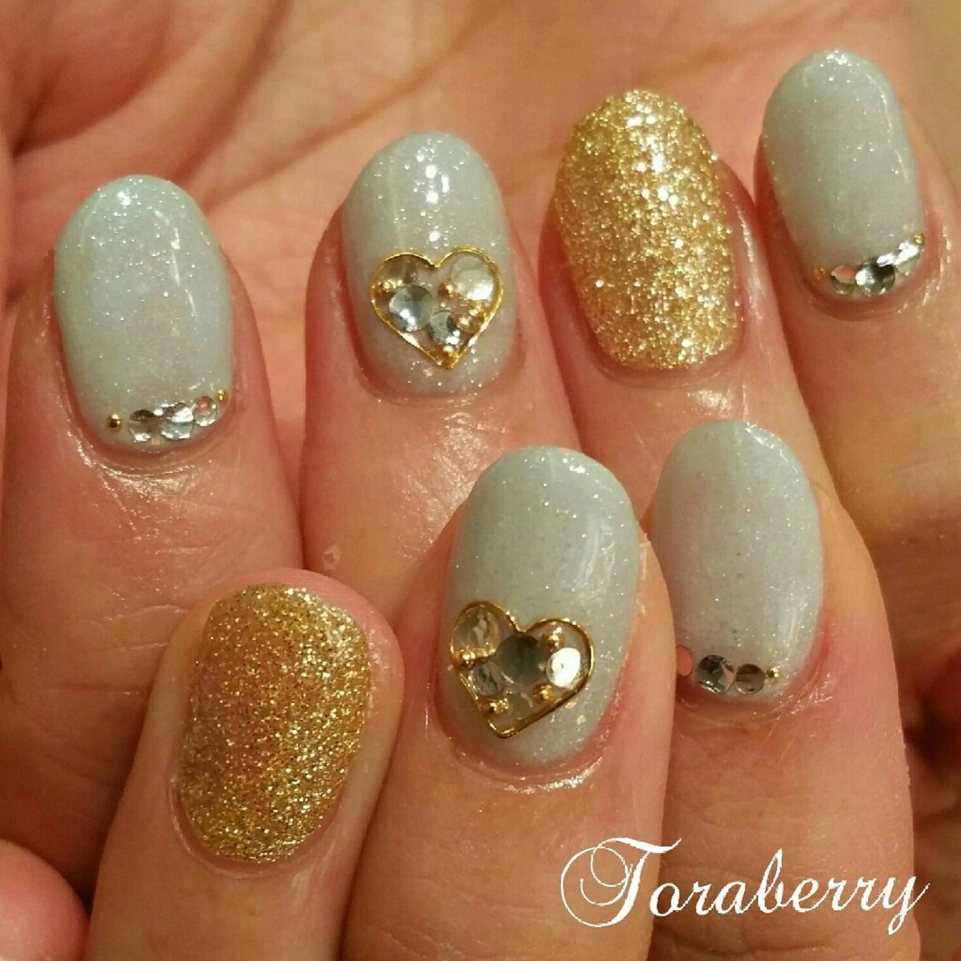 ネイル ハート ネイリスト なつみのネイルデザイン