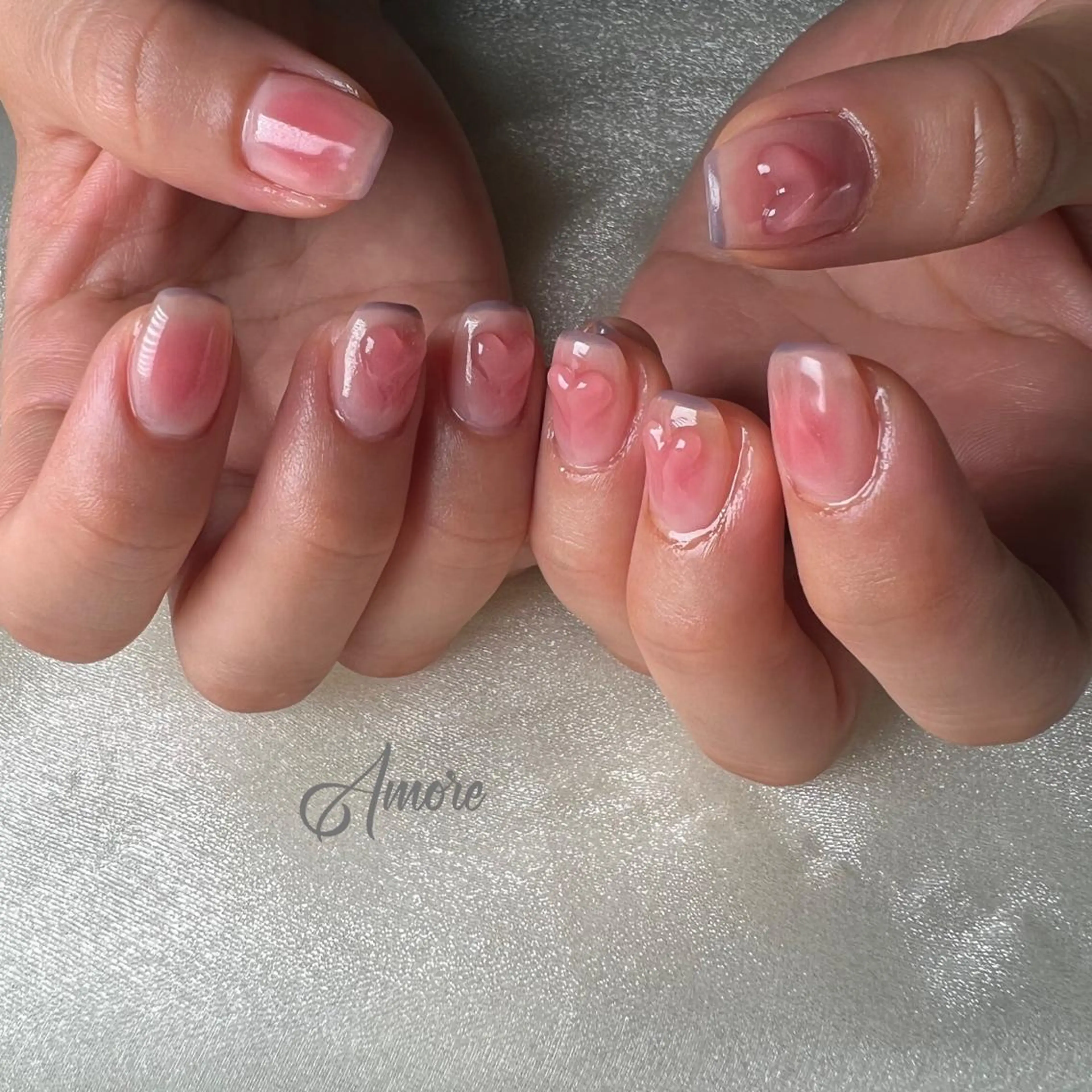 ネイル ジェルネイル 氷ネイル・うるうるネイル マグネットネイル ミラーネイル ニュアンスネイル You kyehwaのネイルデザイン