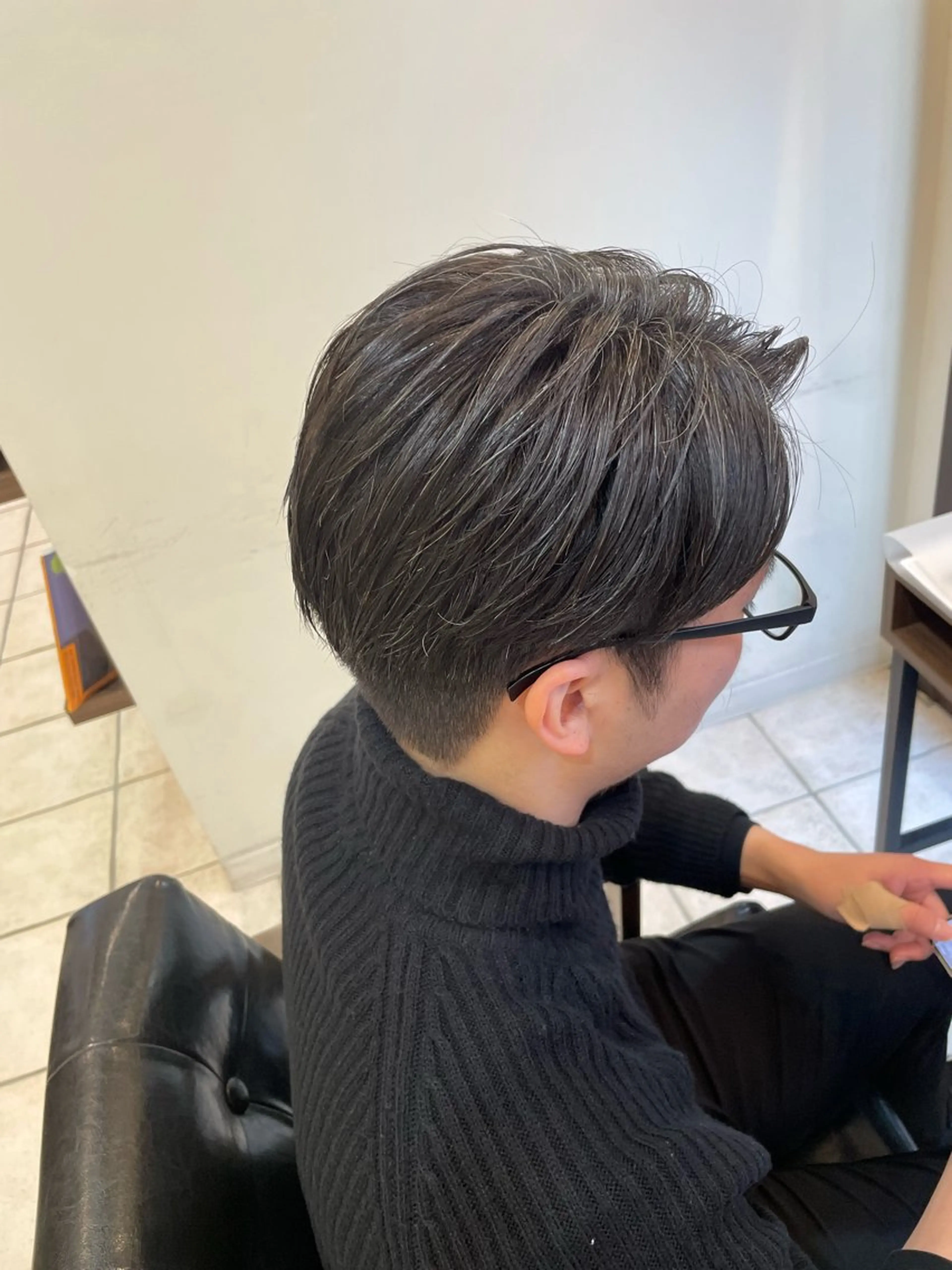 メンズ 🩵RIKO🩵 透明感カラー🫧のヘアスタイル