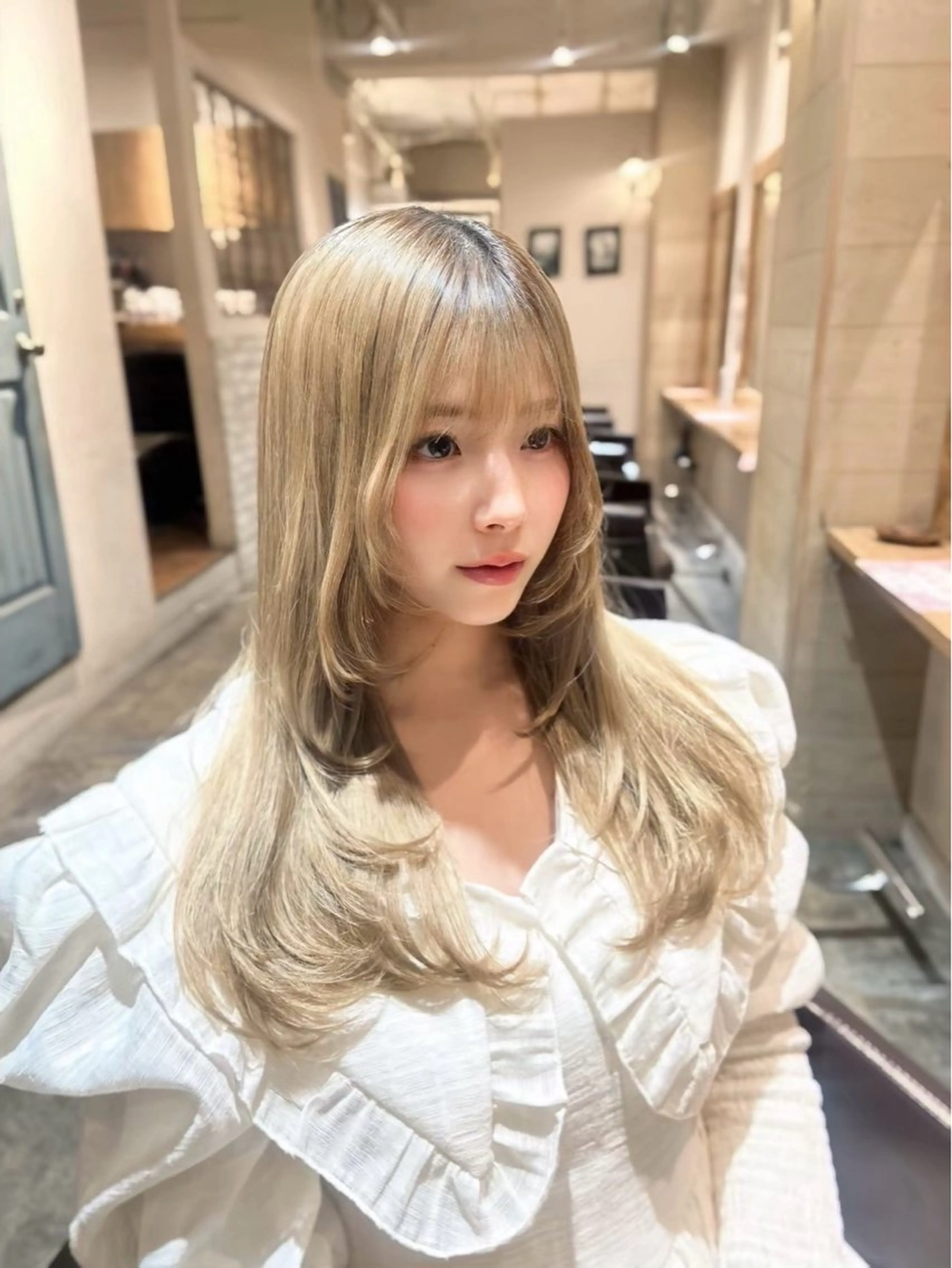 ロング カラー 🦋韓国ヘア 坂本 菜摘🦋のヘアスタイル