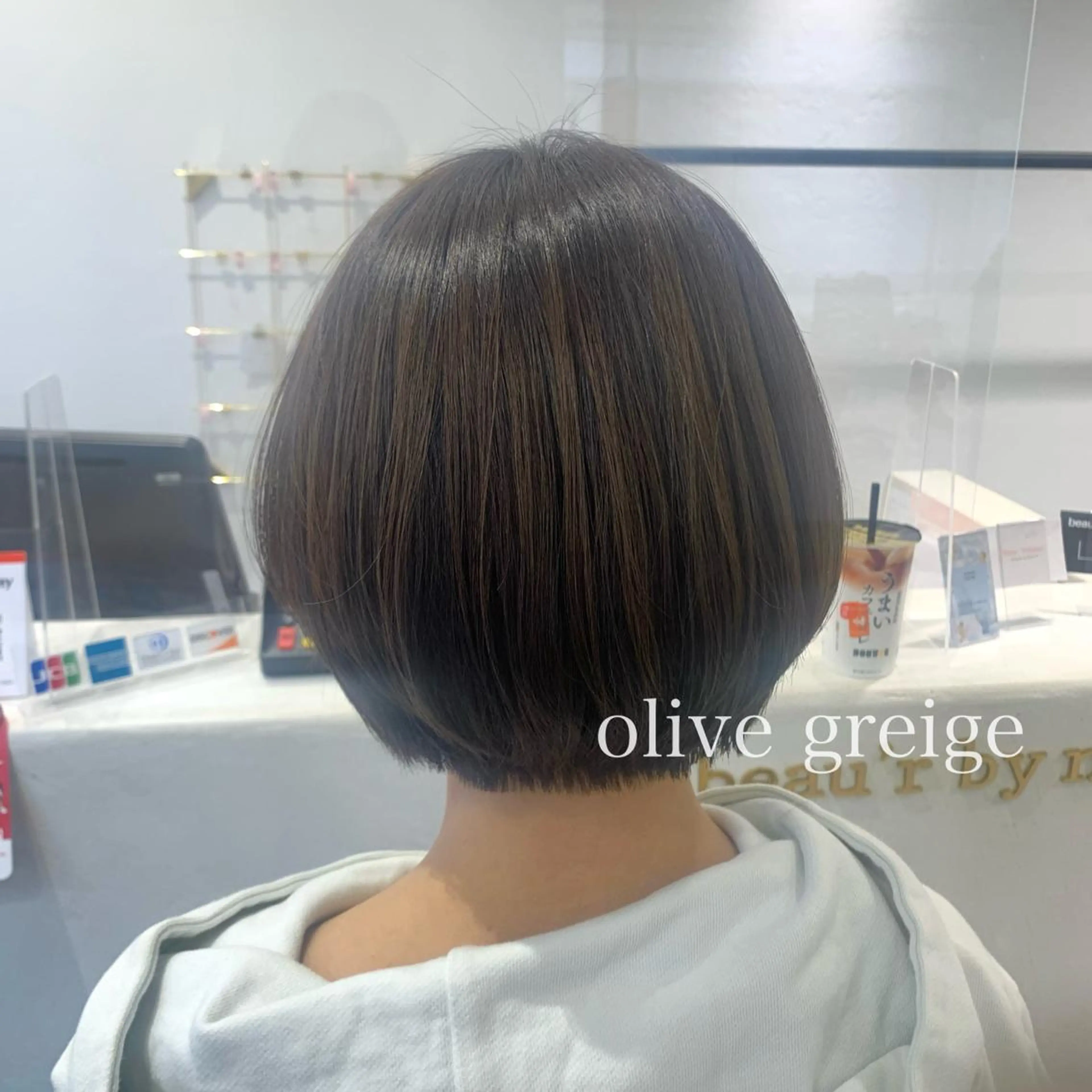 ショート カラー カット ヘアカラー トリートメント ボブ/美髪矯正 /佐藤　奈巳のヘアスタイル