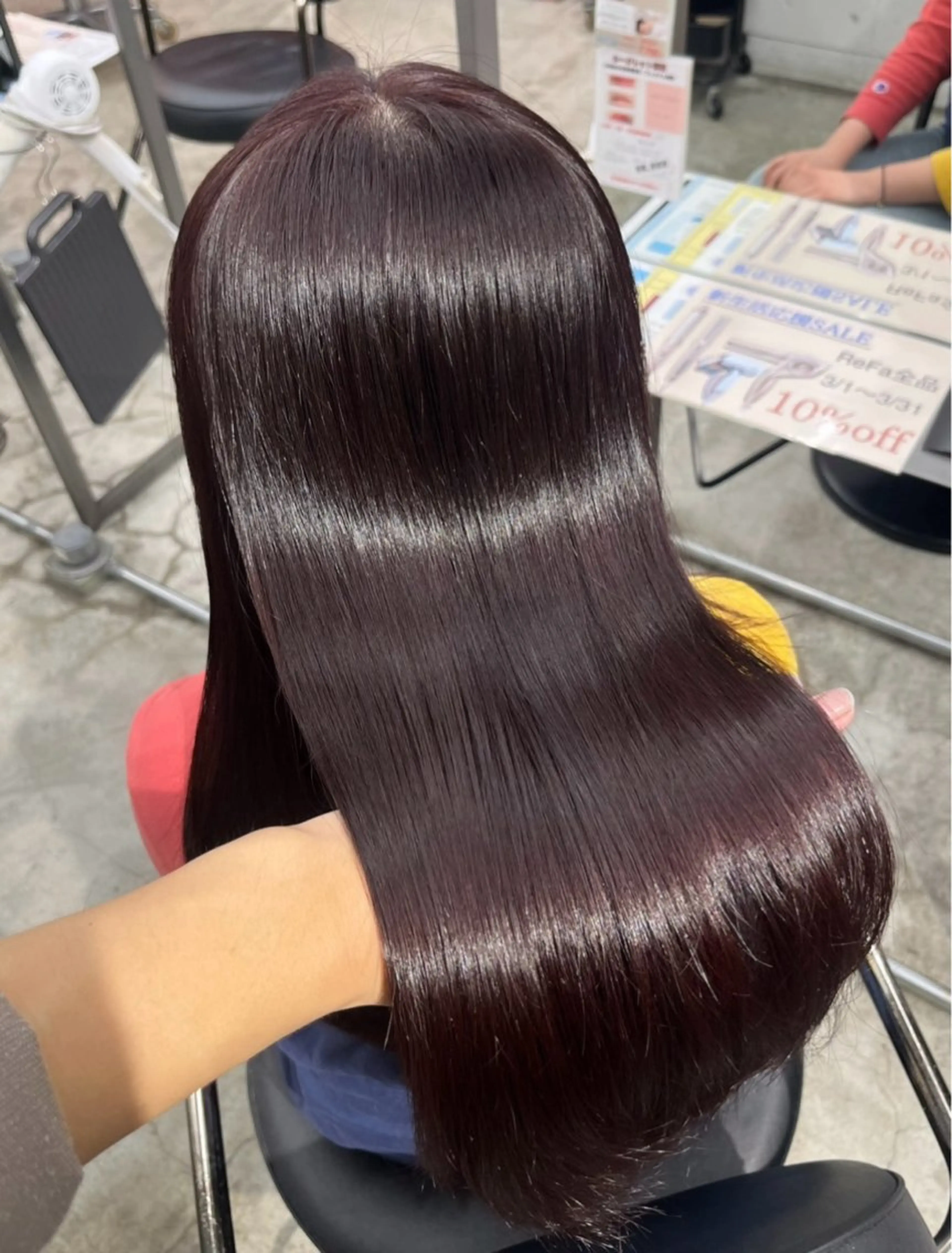 ホリスティック暖色カラー+トリートメントの写真