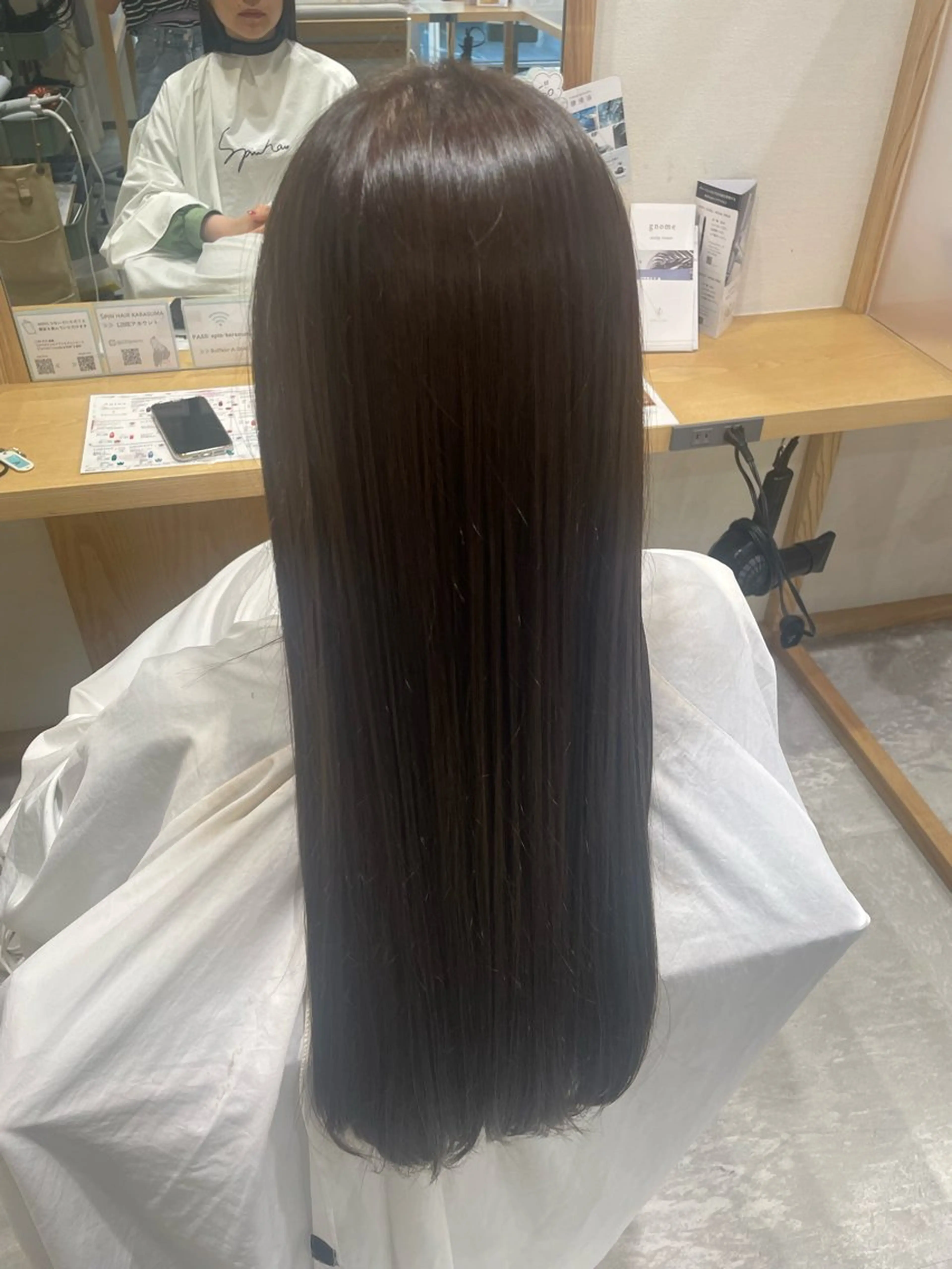 ロング カラー ベージュカラー オリーブベージュ 🌟Spinhair 福永えいみ🌙*.｡のヘアスタイル