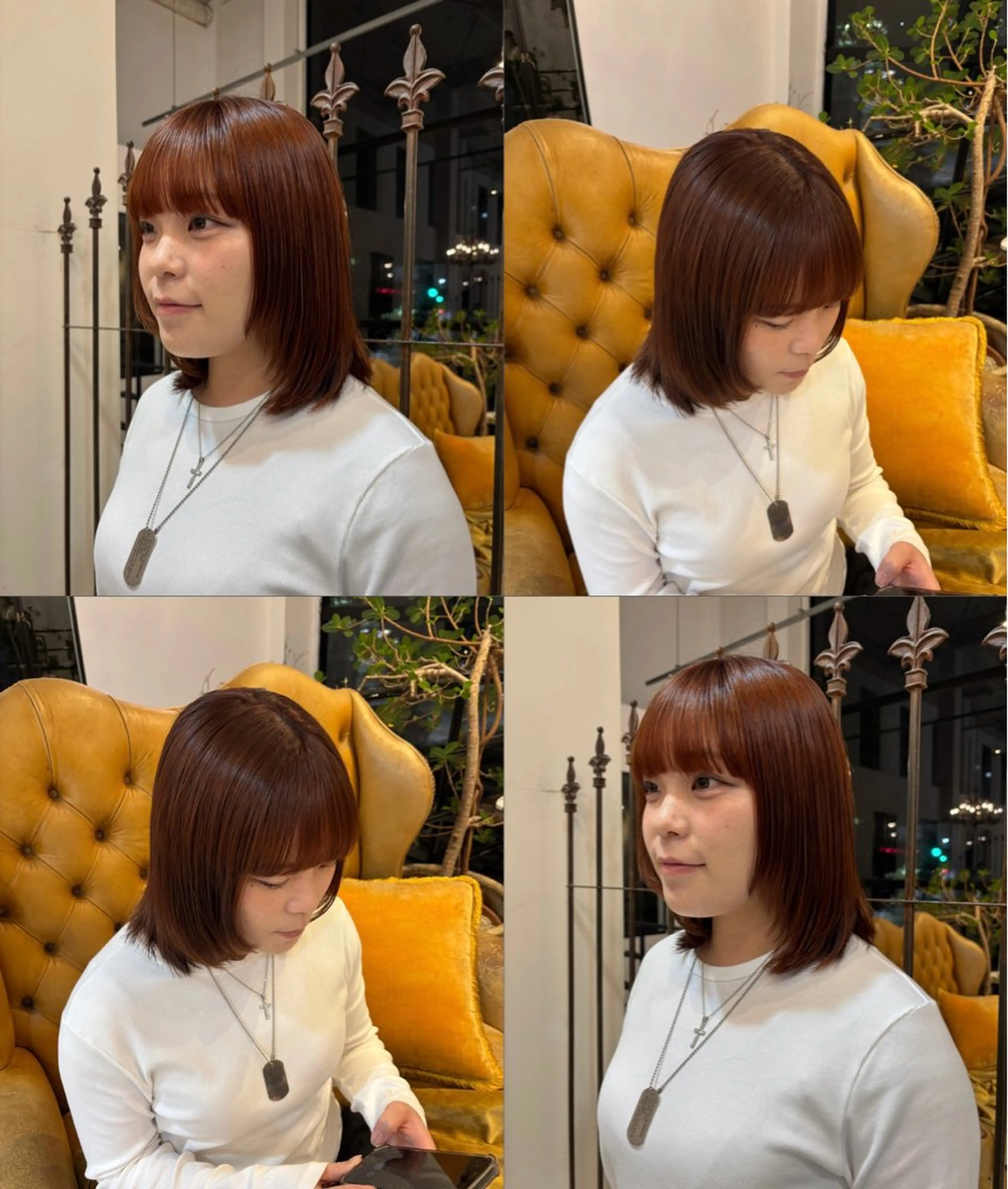 カラー ヘアカラー 伊藤 詩のヘアスタイル