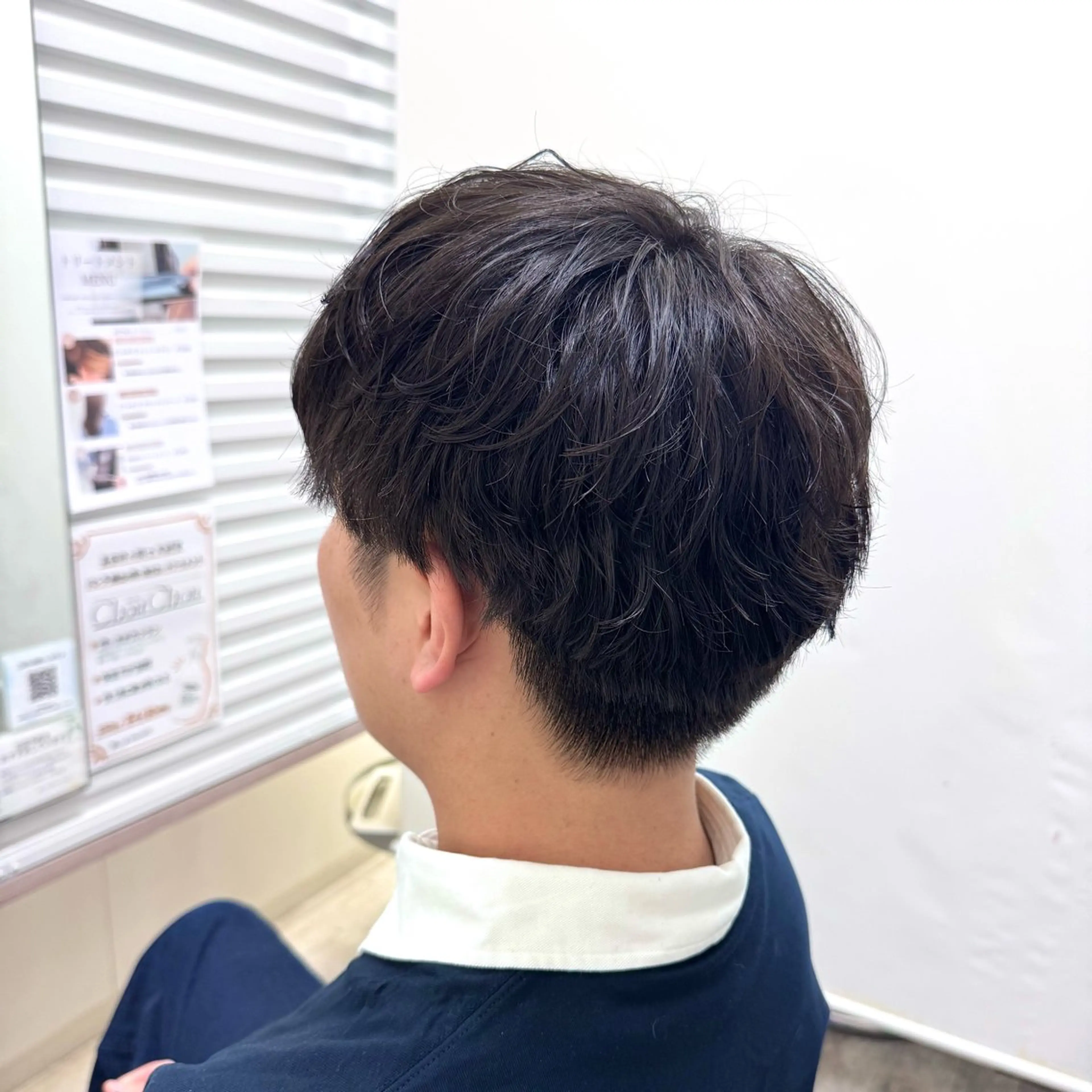 自然なかっこよさ！🐦‍🔥メンズカット+シャドウパーマ+眉カット🐦‍🔥ケア剤付き🌱の写真