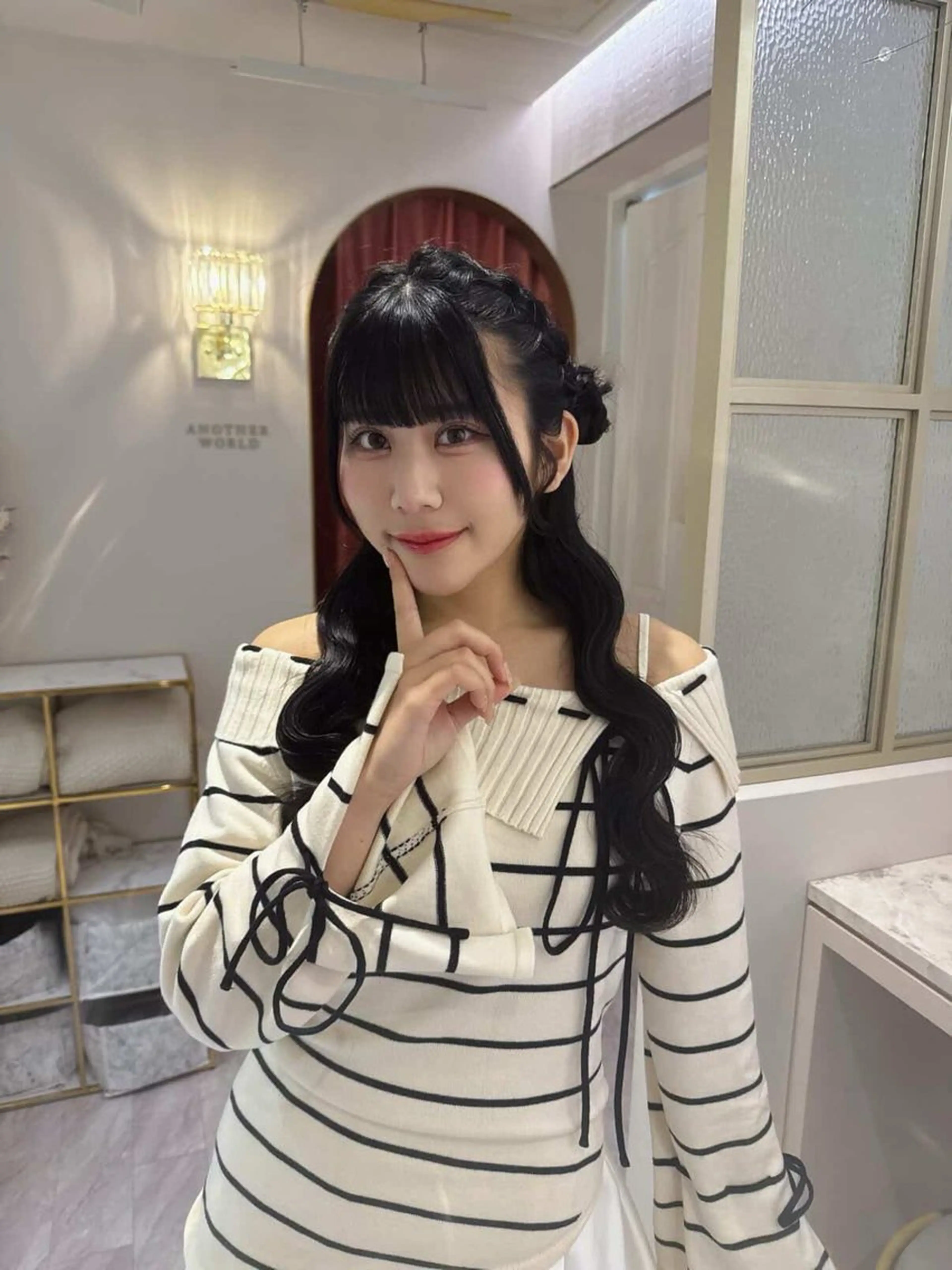 ロング ヘアセット 桃瀬 綾音 カラー/縮毛募集中♡のヘアスタイル