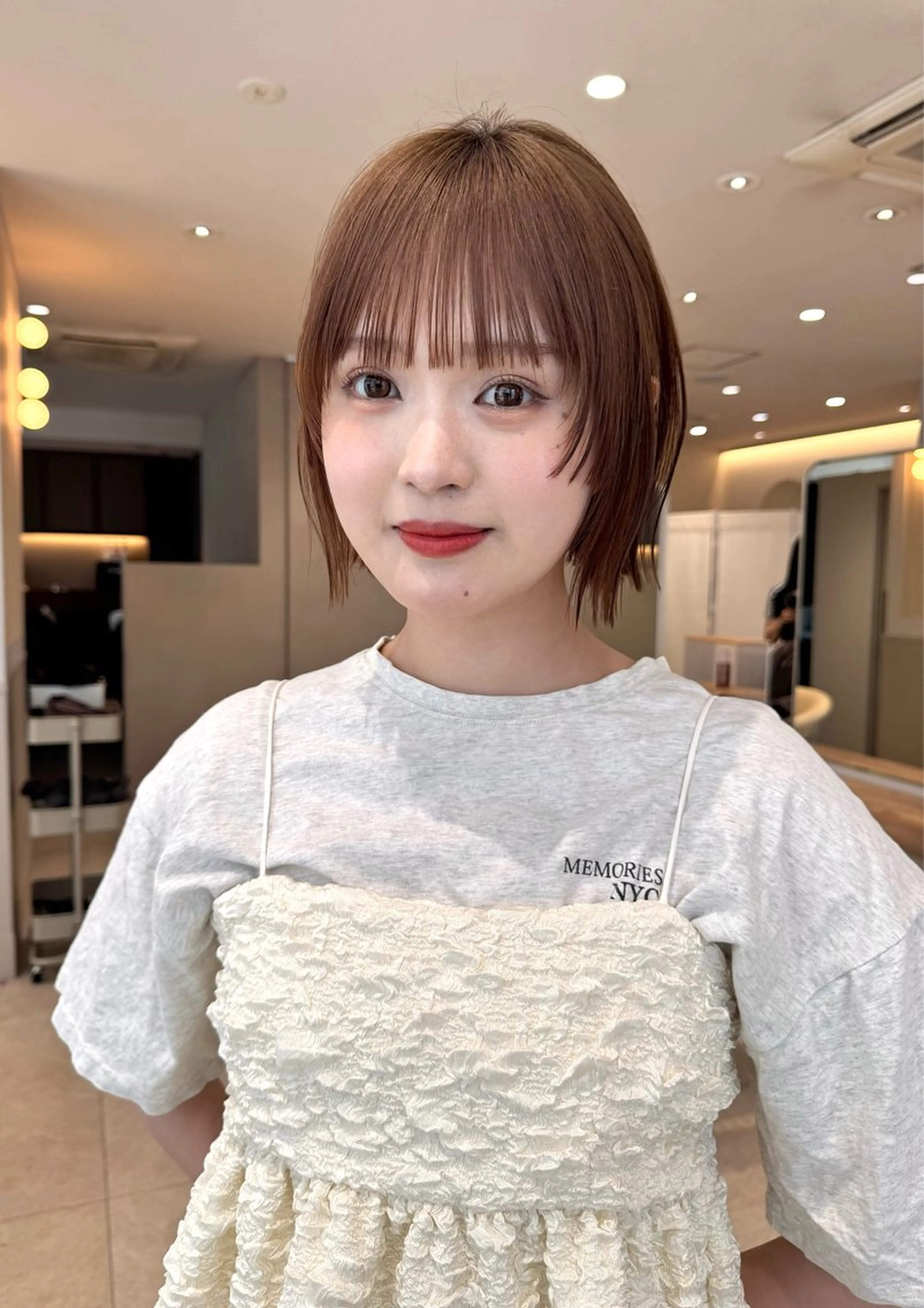 ショート カラー ヘアカラー トリートメント ボブ美容師💛 AYUMIのヘアスタイル