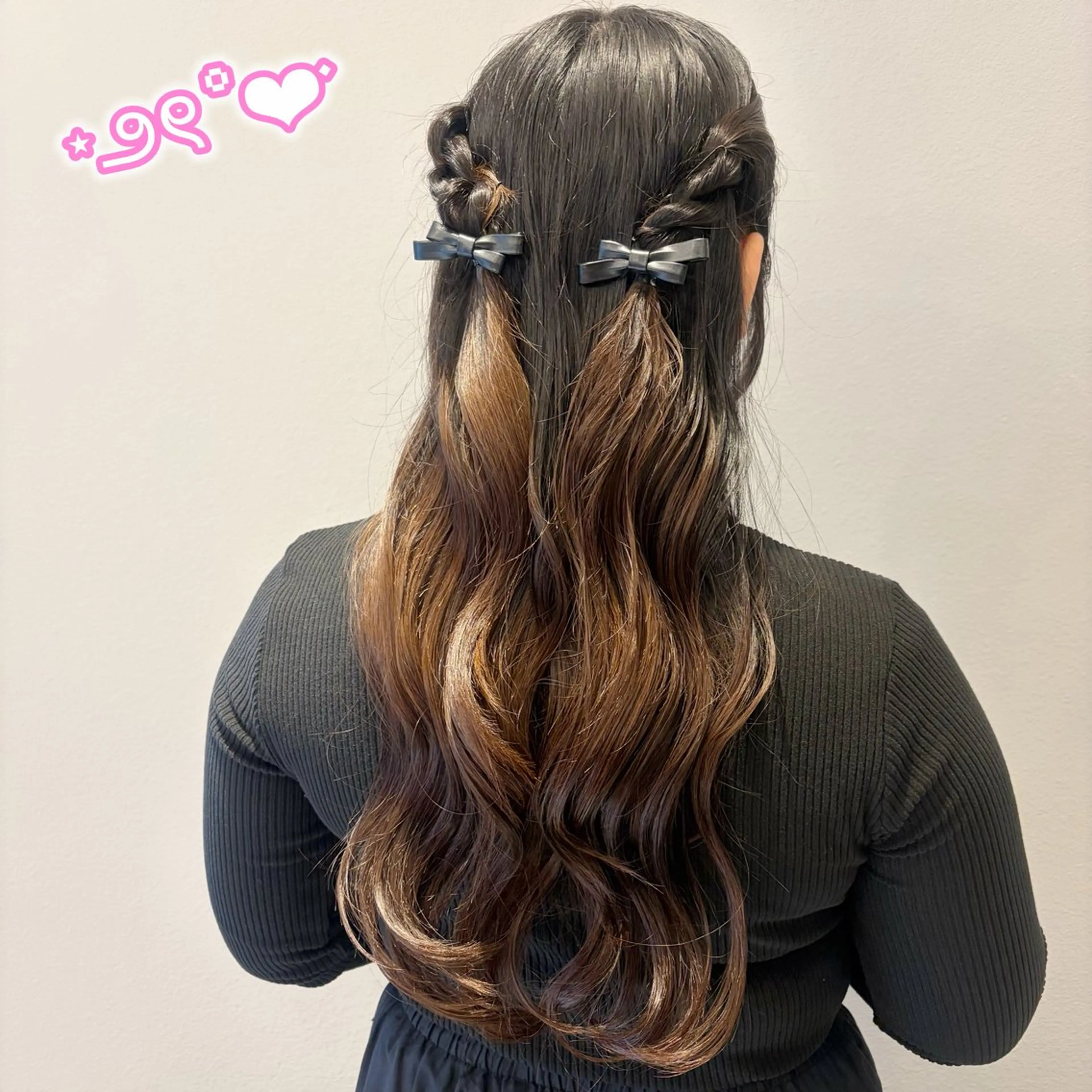 ヘアアレンジ ヘアセット 顔周り/ガーリー /ヘアメ/あつはのヘアスタイル