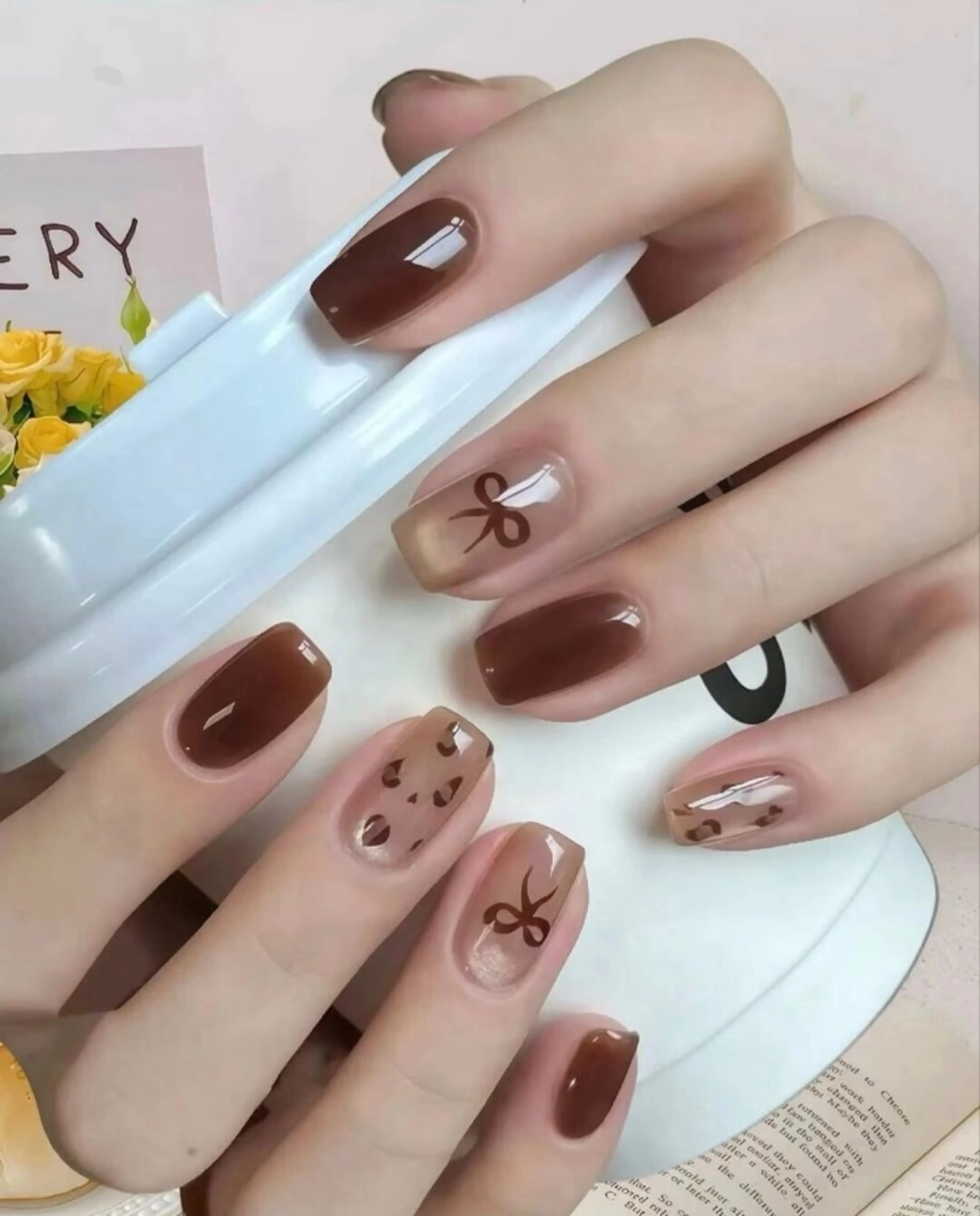 カラー ハンドネイル  Nail 秋(アキ)のネイルデザイン
