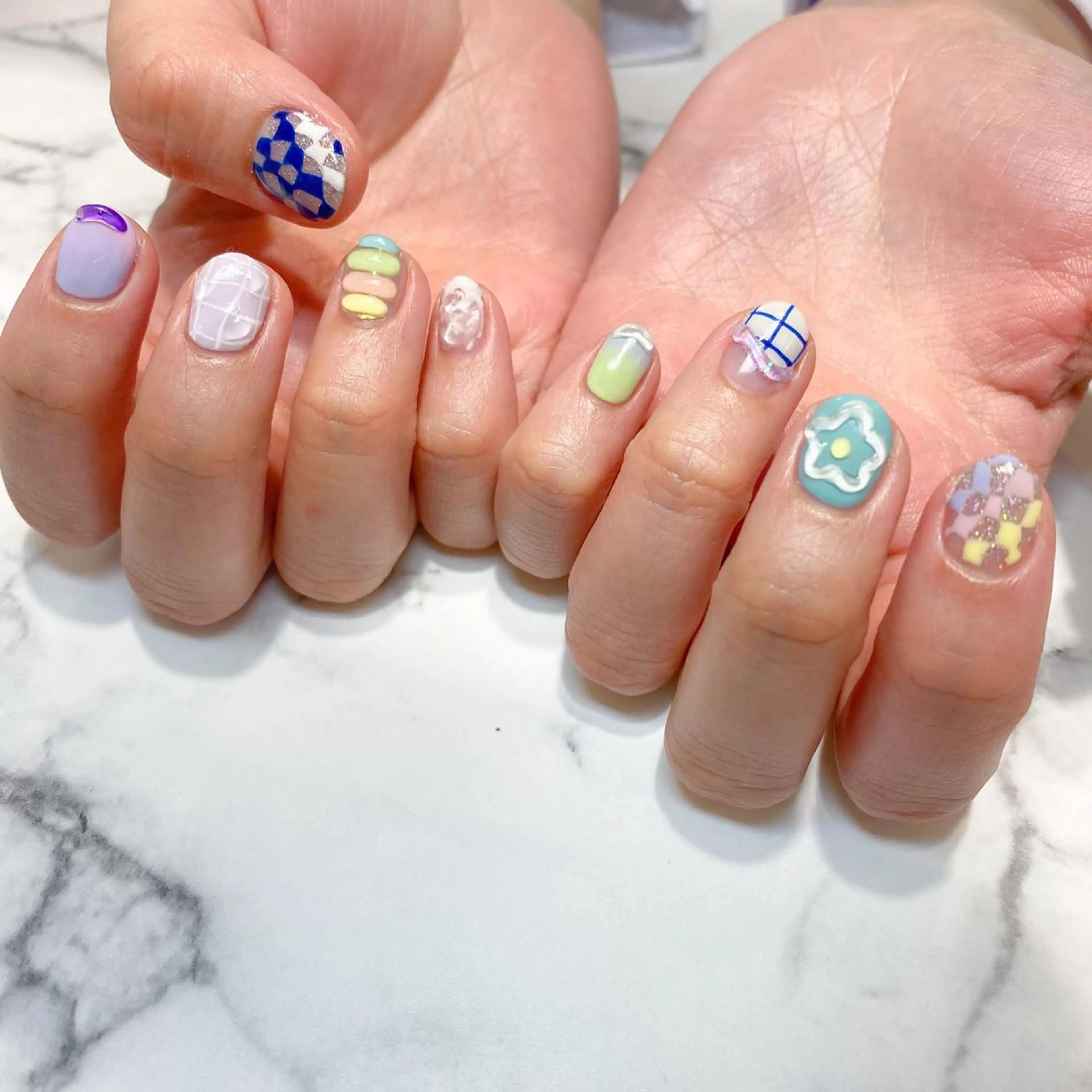 ネイル ハンドネイル タカハシ ☆パラジェルのネイルデザイン