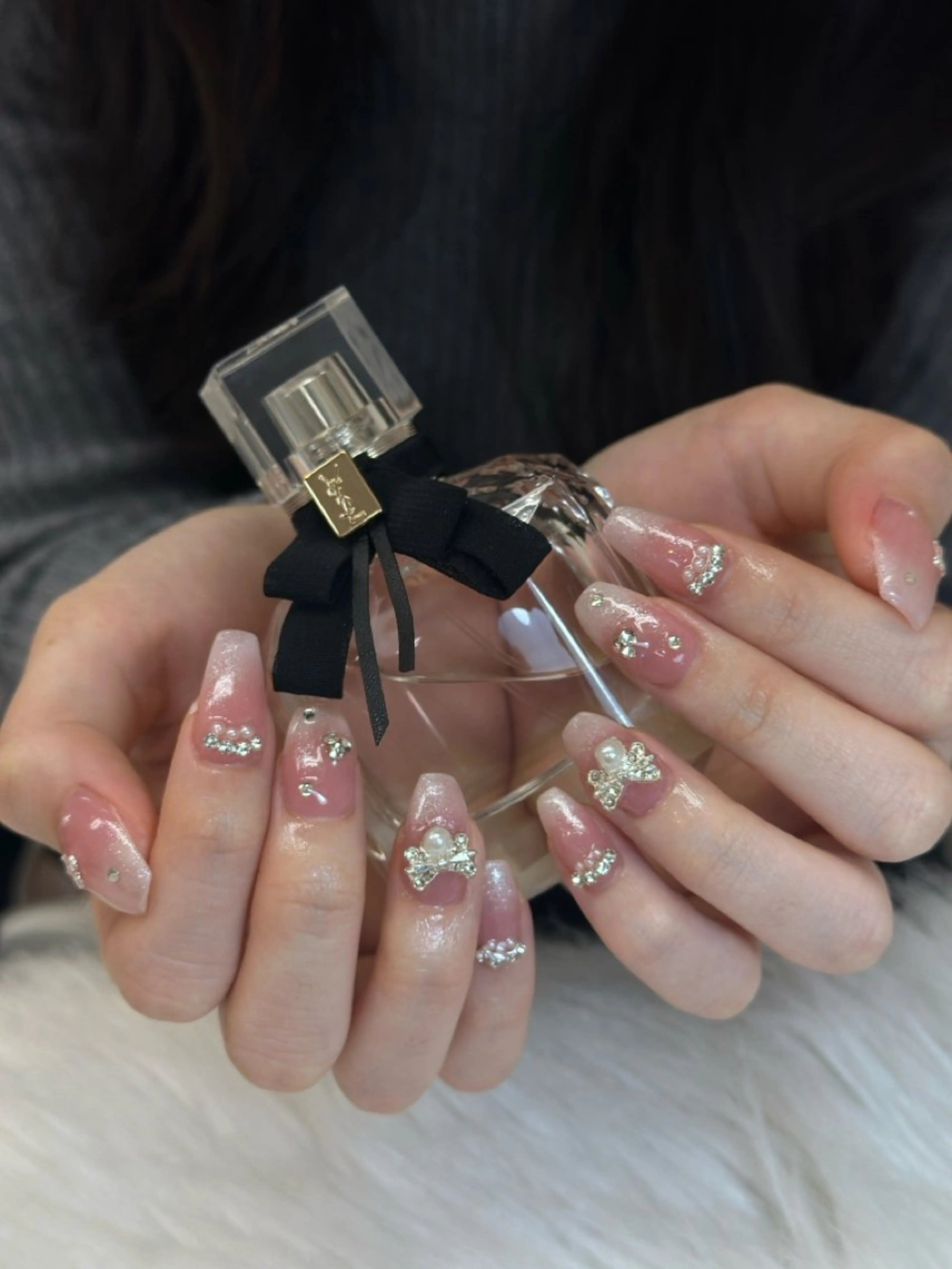 ネイル アートネイル ジェルネイル マグネットネイル ハンドネイル JennNail_ マオのネイルデザイン