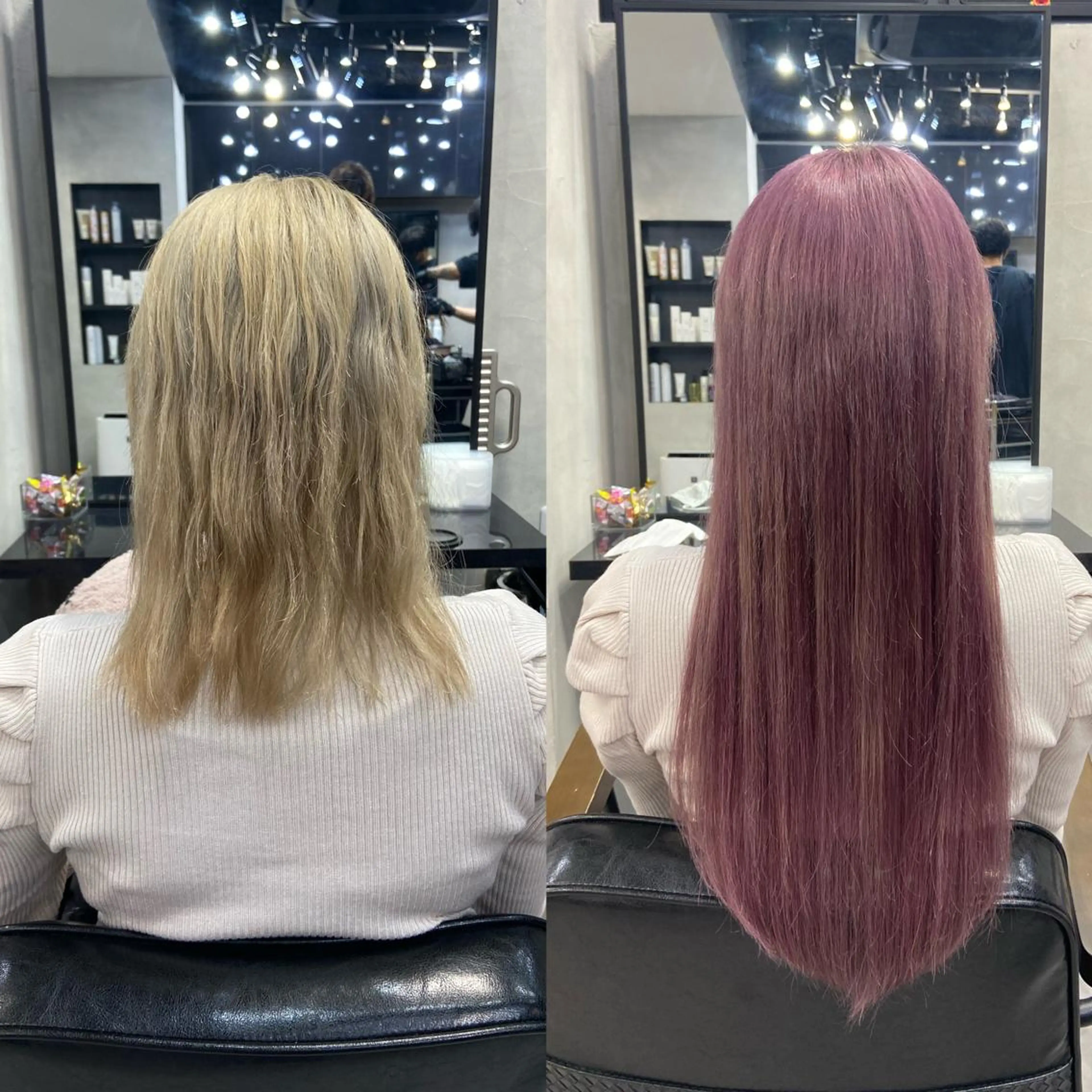 ロング カラー ヘアアレンジ シールエクステ ダブルカラー グラデーションカラー ハイライトカラー インナーカラー ar+ ❤︎ maiのヘアスタイル