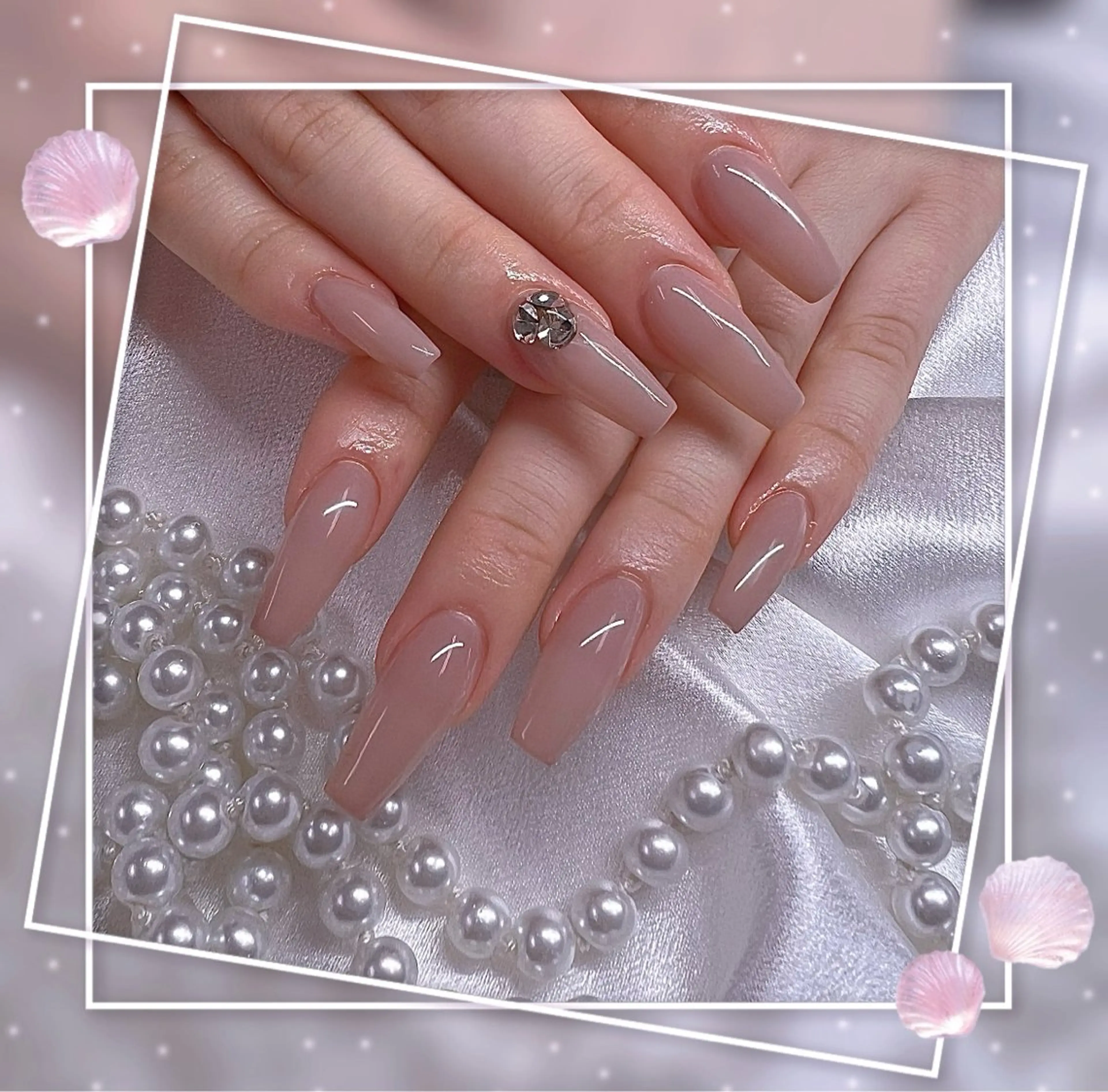 ネイル グラデーション キラキラネイル 韓国ネイル マグネットネイル ピンク Chill Nailsalonのネイルデザイン