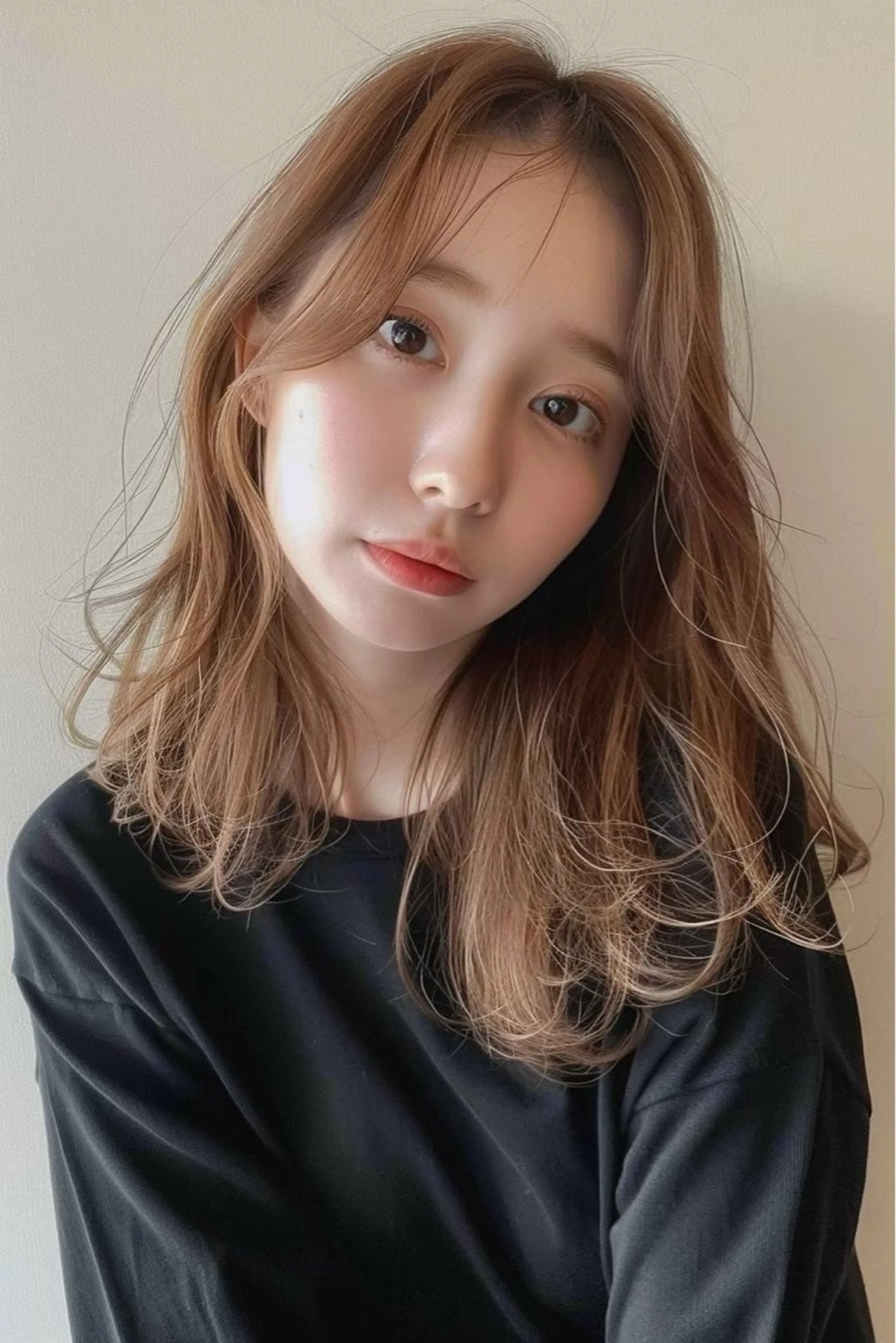 ミディアム カラー ヘアカラー トリートメント ロング料金無し ブリーチ/YUTOのヘアスタイル