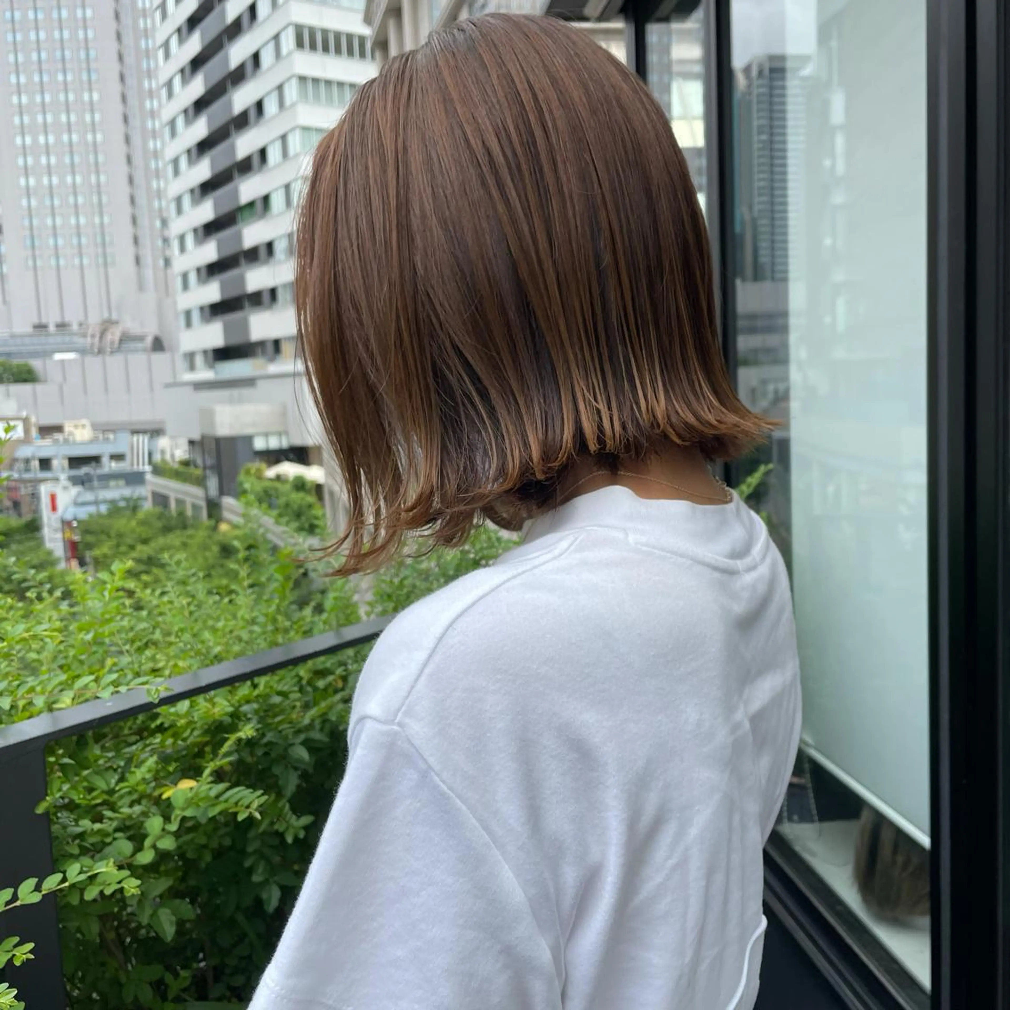 ショート カラー 髪質改善 中川 翔のヘアスタイル