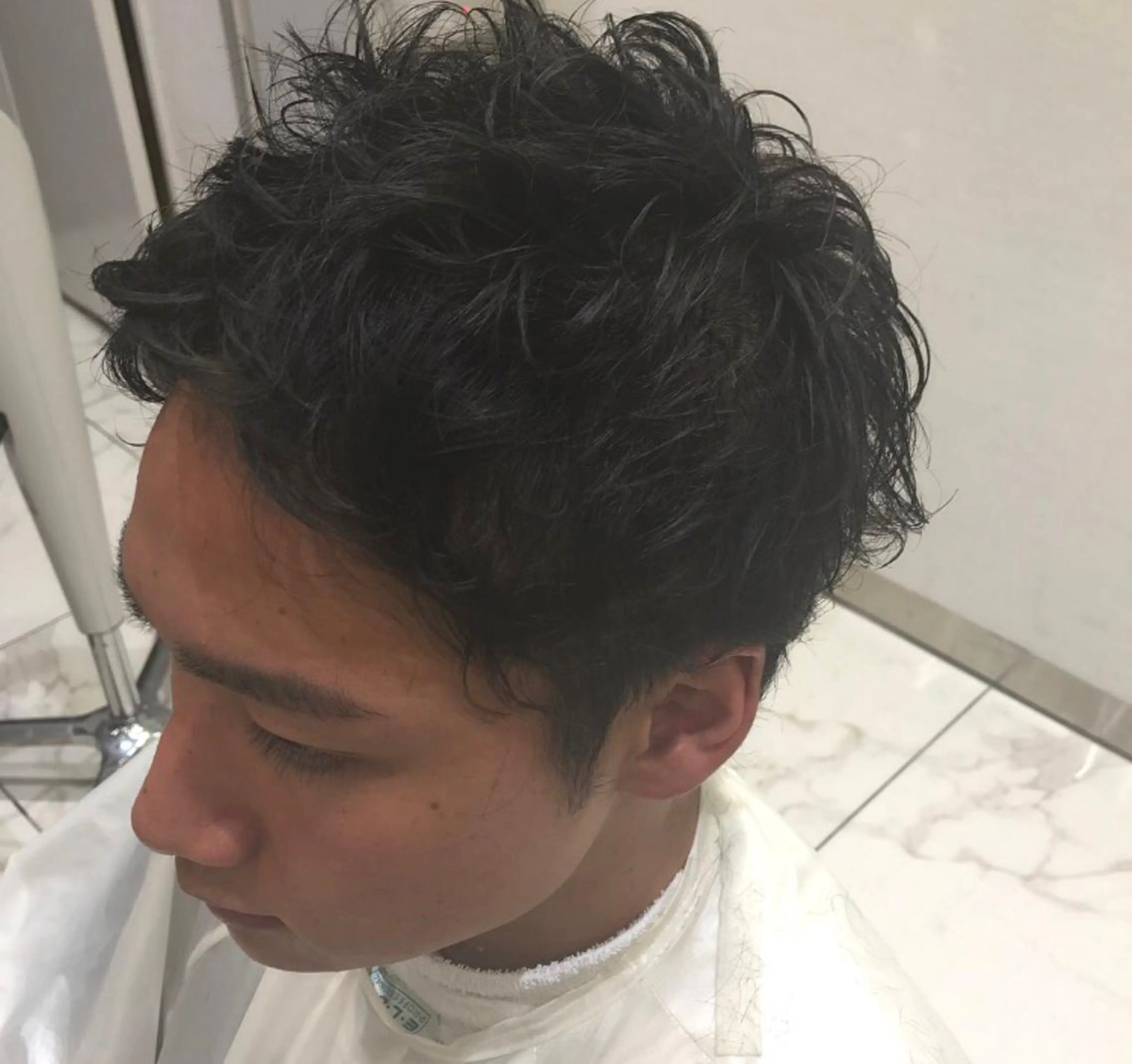 パーマ メンズ メンズパーマ 韓国ヘア／レイヤー/ 🤍ayumuのヘアスタイル