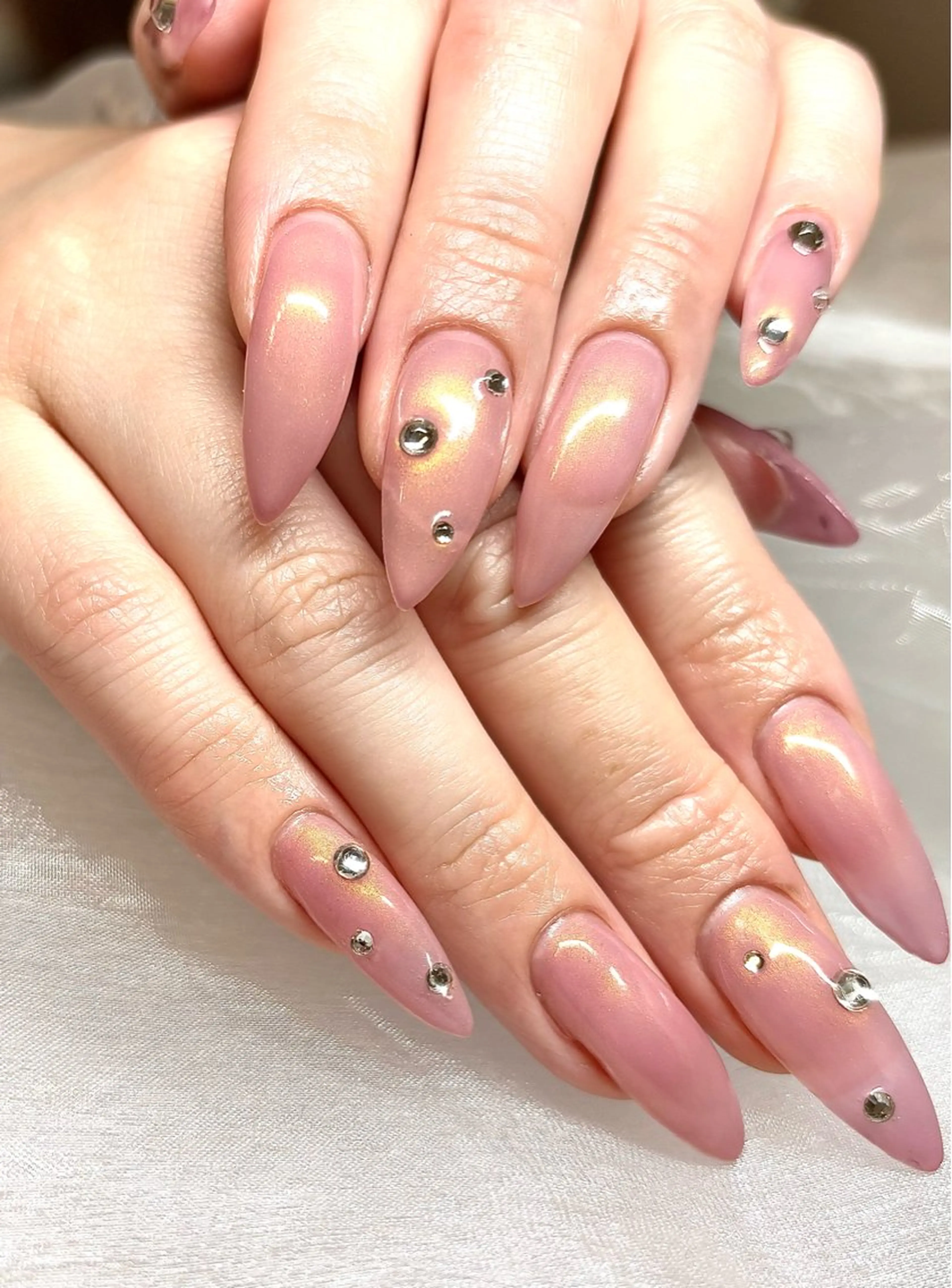 ネイル 長さ出し ハンドネイル solna_ yuのネイルデザイン