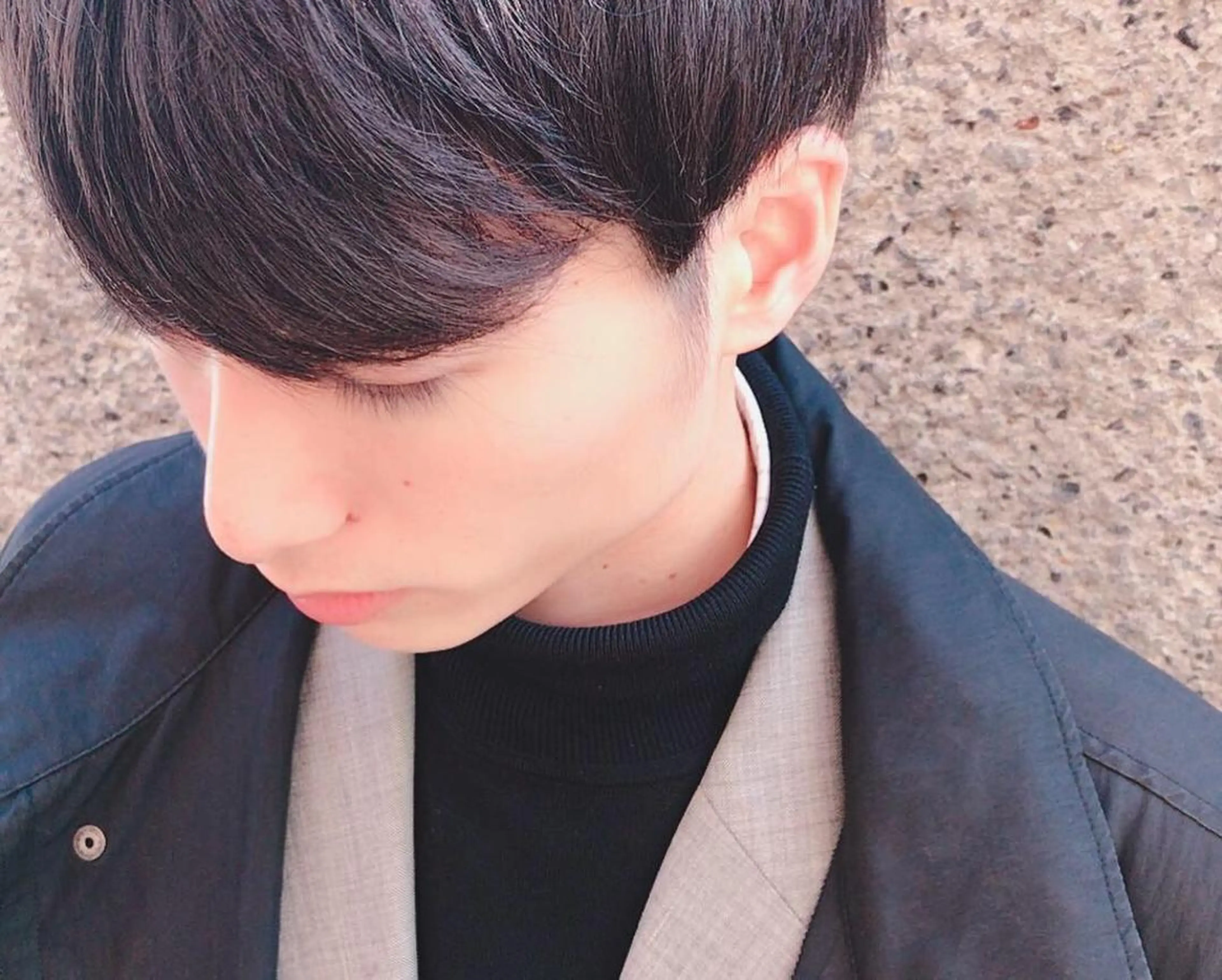 ショート カラー パーマ ヘアアレンジ メンズ カット ちこ .のヘアスタイル