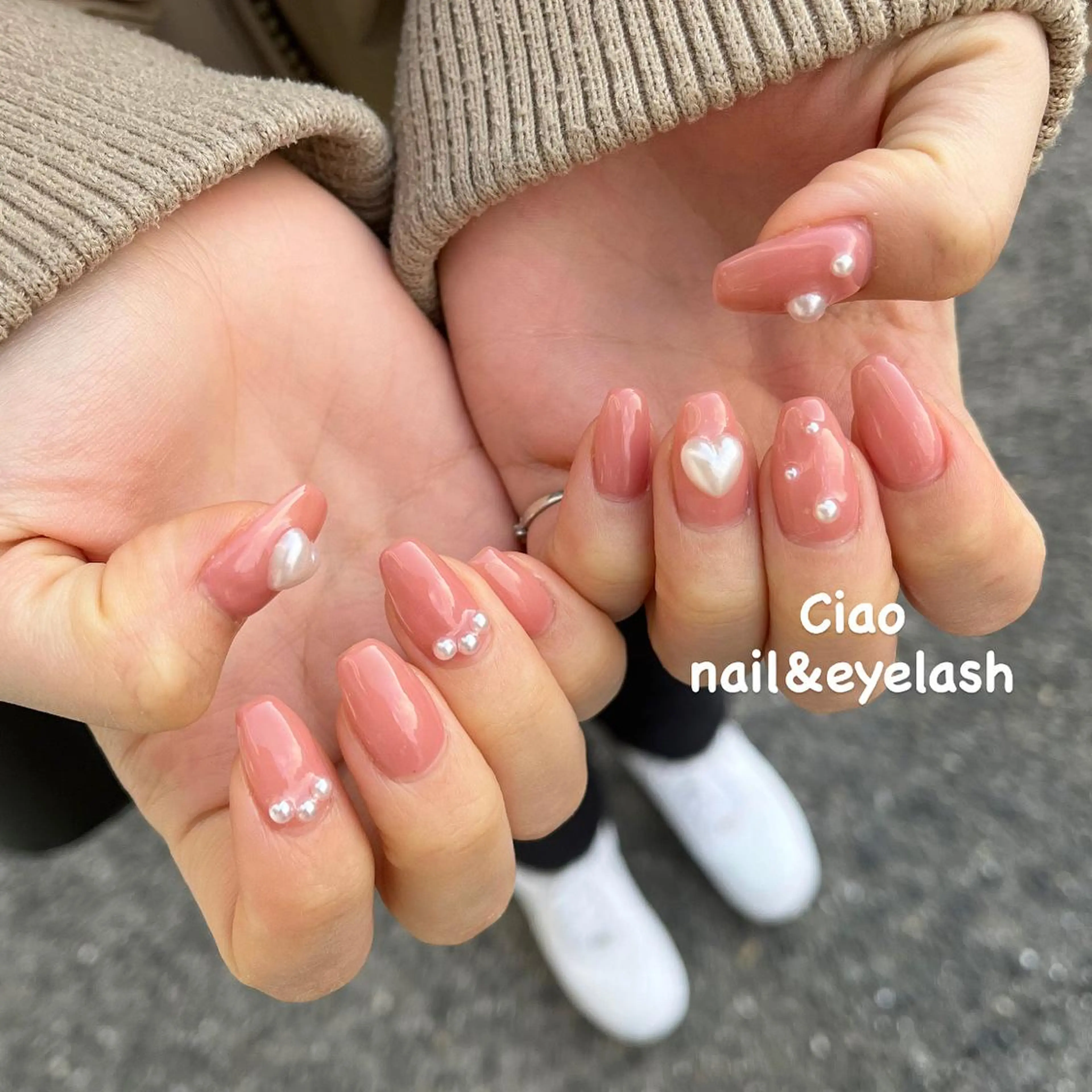 ネイル アートネイル 入学式 ジェルネイル 卒業式 ニュアンスネイル #Amin nail salonのネイルデザイン