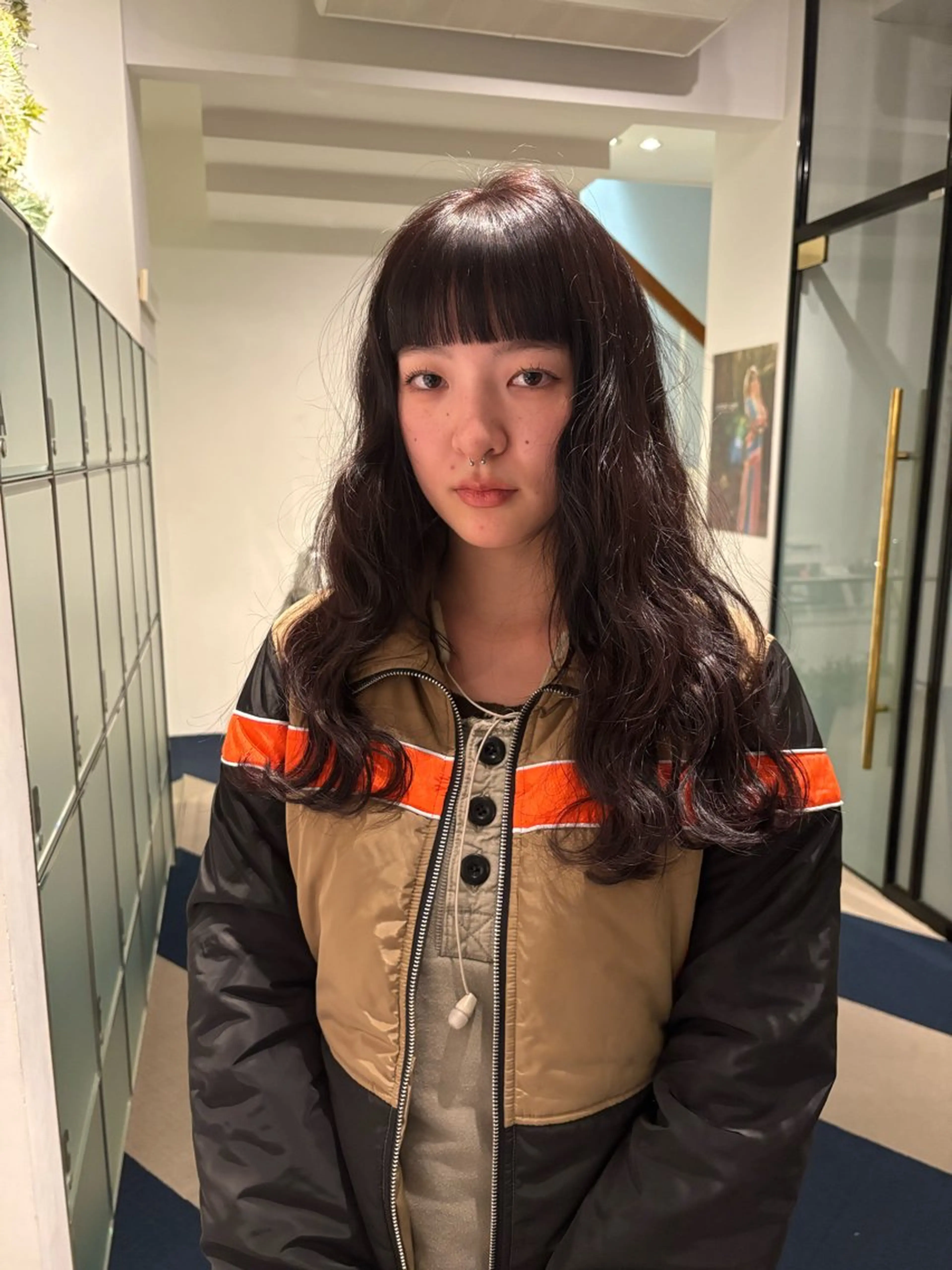 ロング カラー パーマ La Pensee/ カスヤリクのヘアスタイル