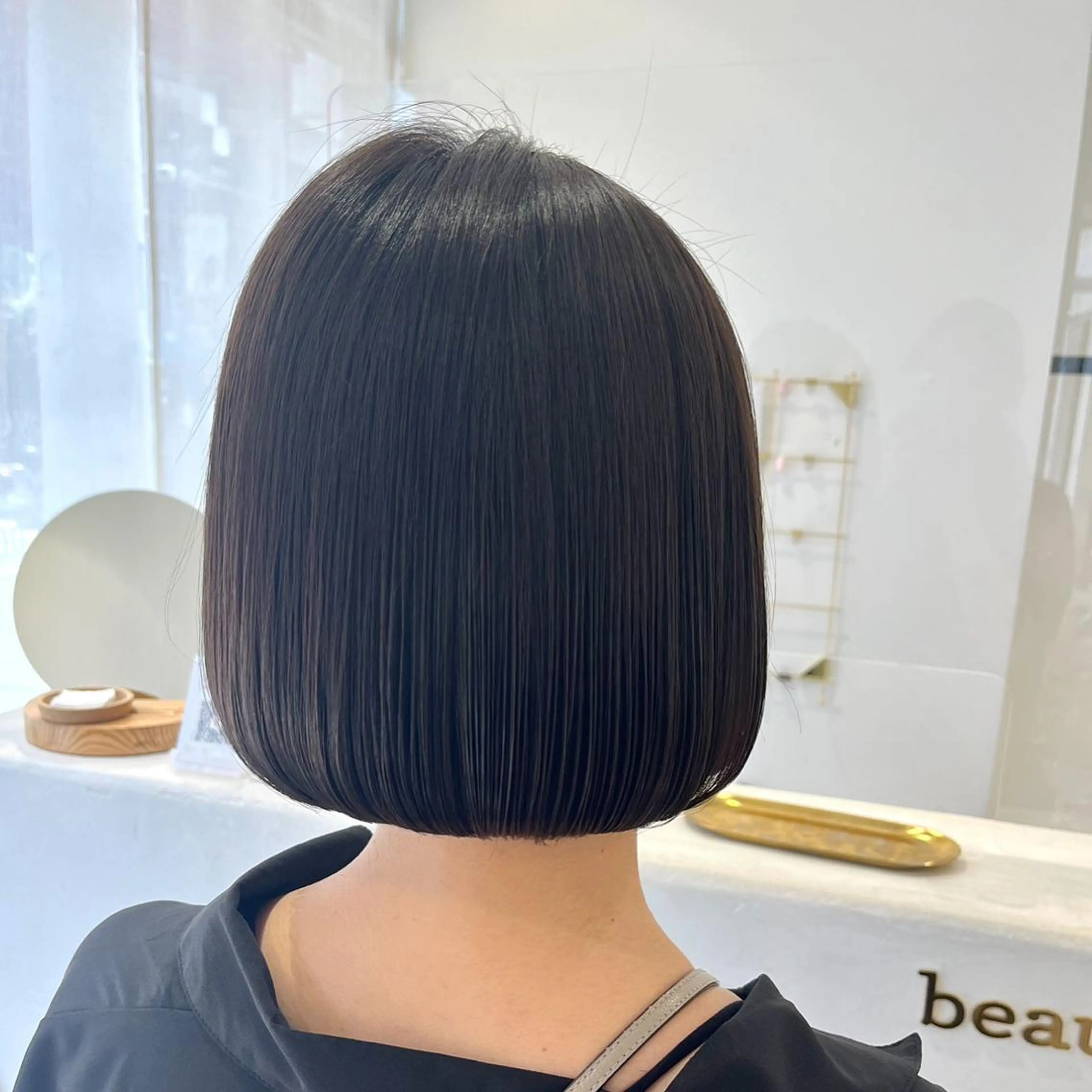 ショート カット 縮毛矯正 ボブ/美髪矯正 /佐藤　奈巳のヘアスタイル