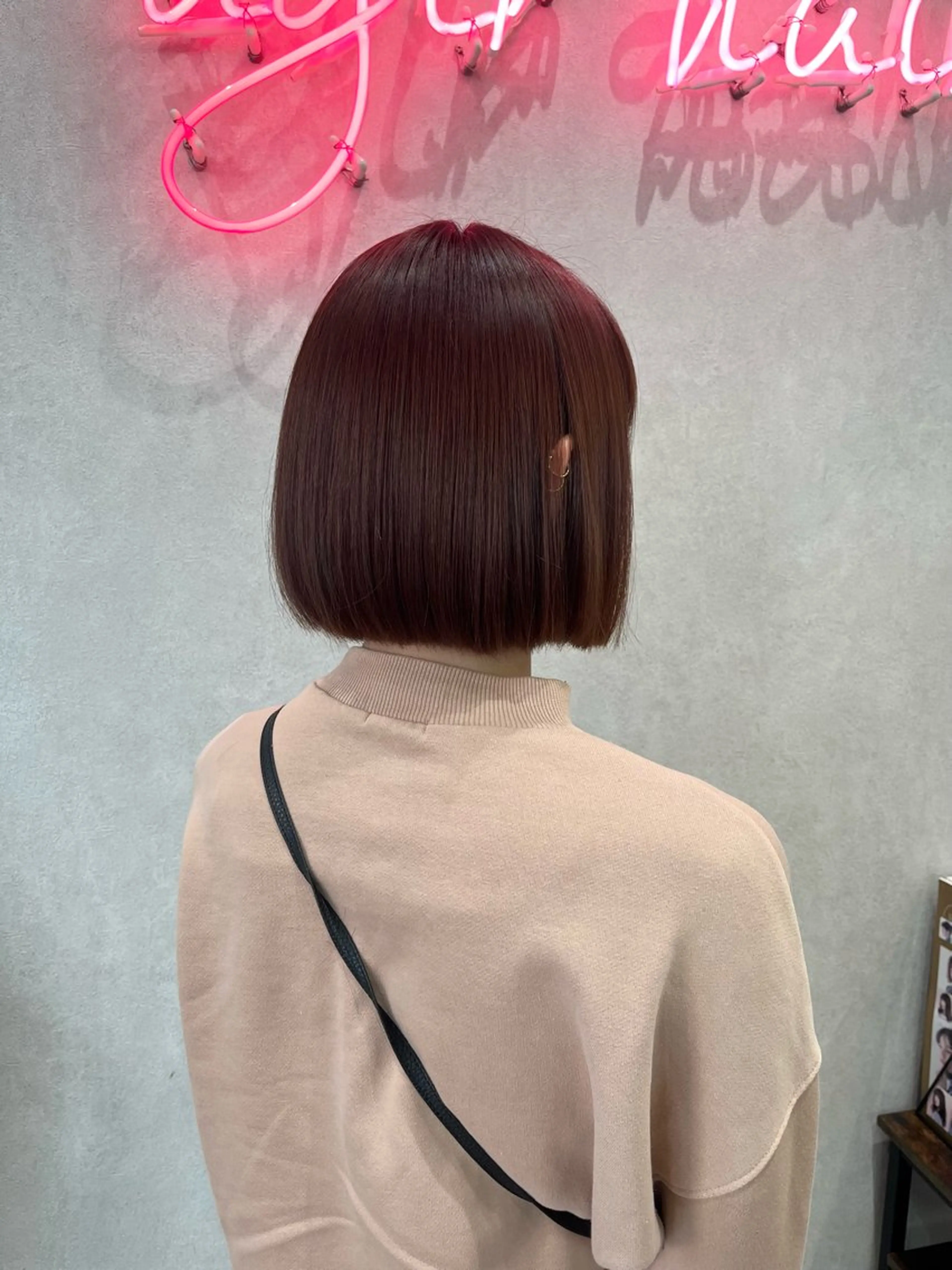 ショート カット ヘアカラー トリートメント 🪽髪質改善矯正 🤍MIU🤍のヘアスタイル