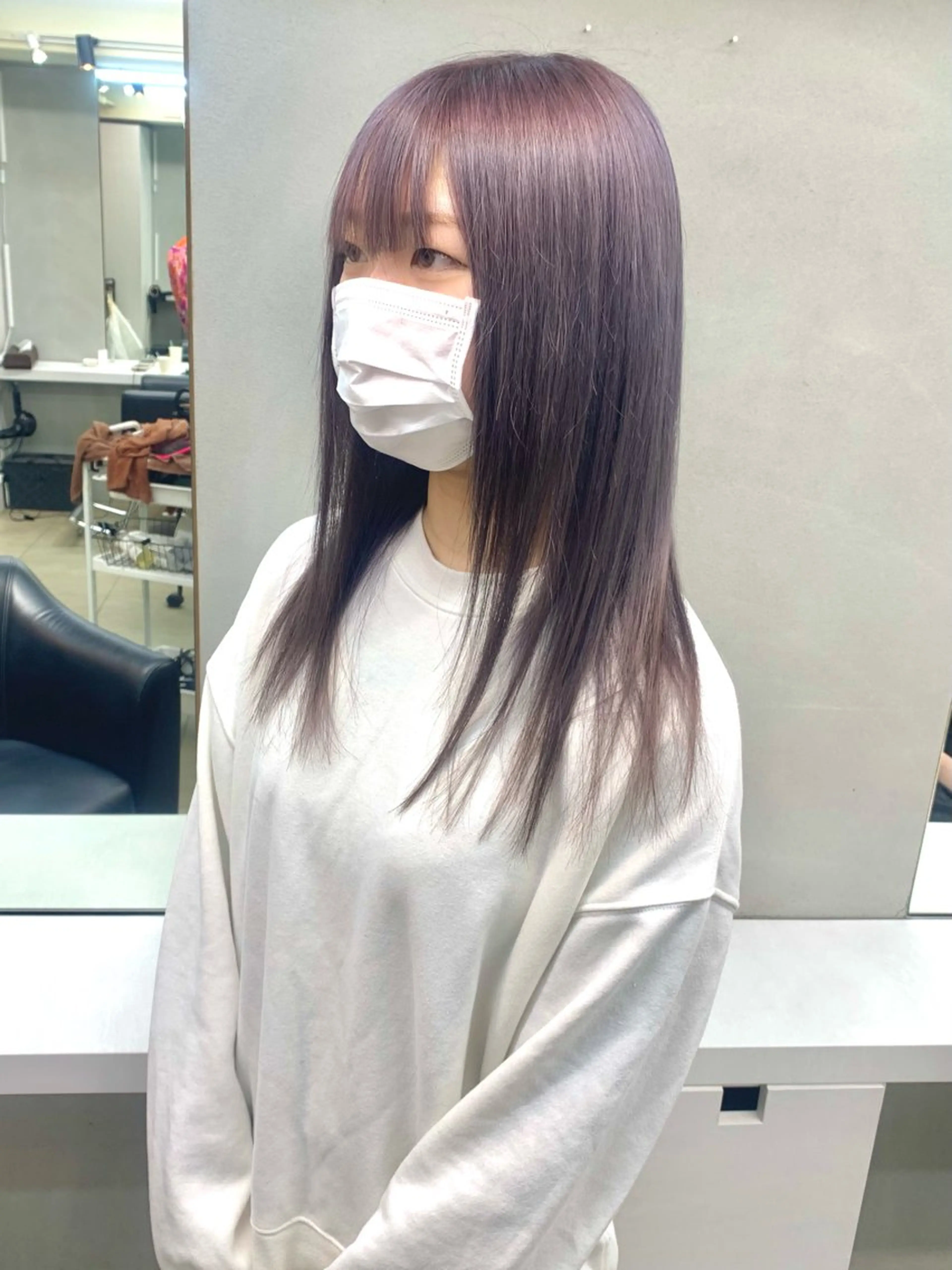 ミディアム カラー ヘアアレンジ ヘアカラー トリートメント 個性爆弾💣 ダブルカラー/ゆかのヘアスタイル