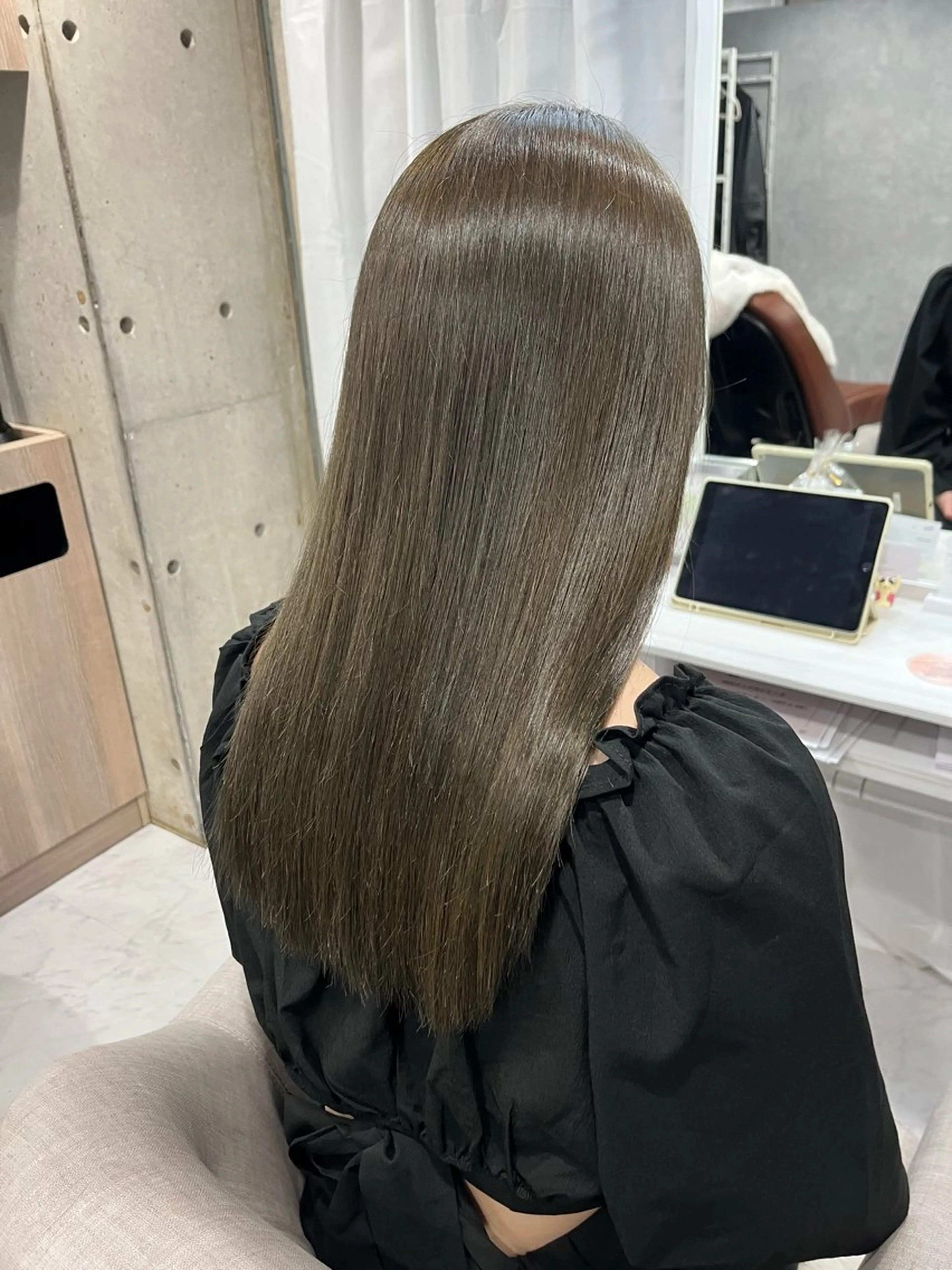 【人気No.1】頭浸浴＋髪質改善トリートメント＋Premiumカラー＋プチスパ＋マーブの写真