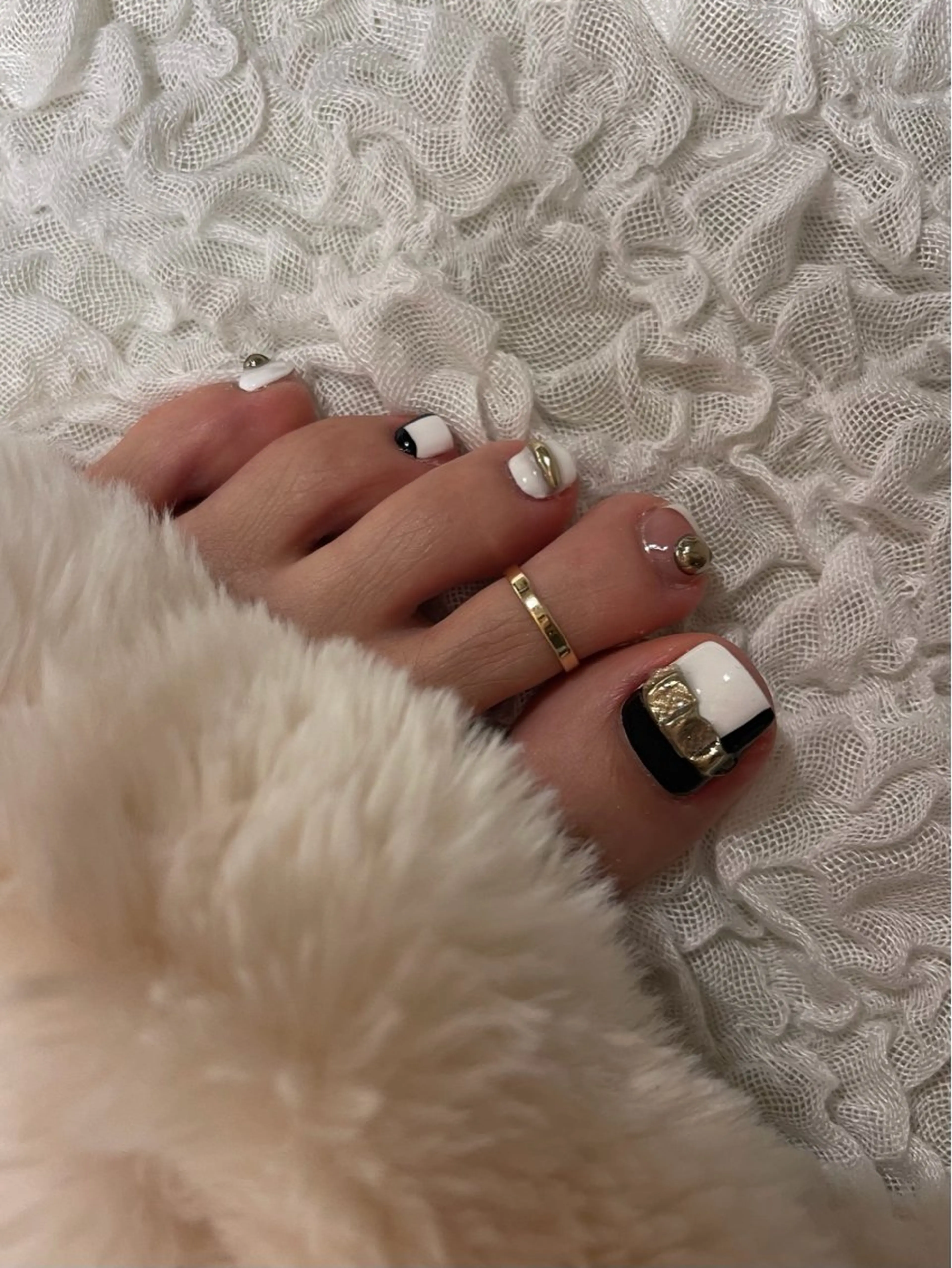 ネイル フットネイル 鈴木 るなのネイルデザイン