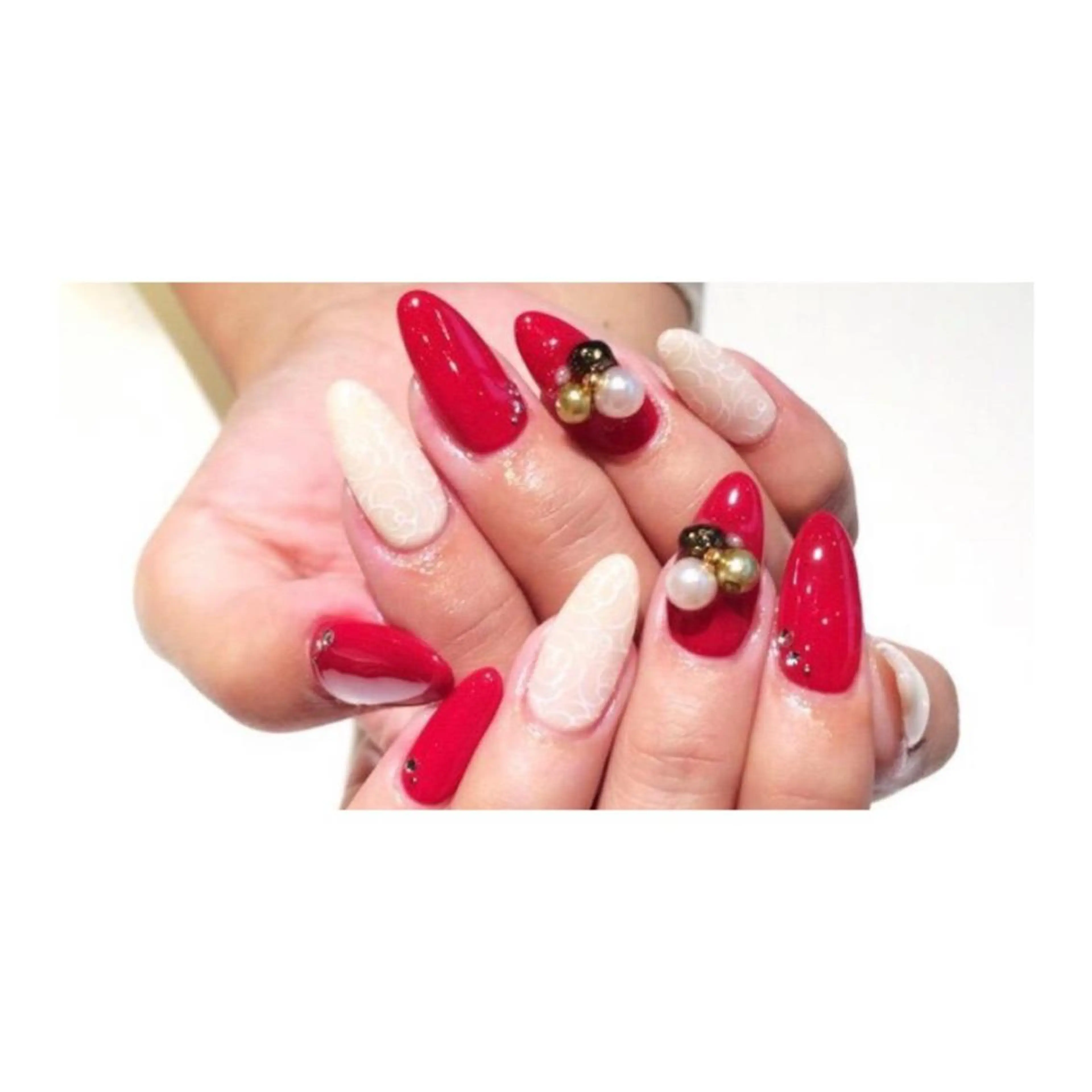 ネイル スカルプネイル ハンドネイル M nail 個人サロン𓆉♥︎のネイルデザイン