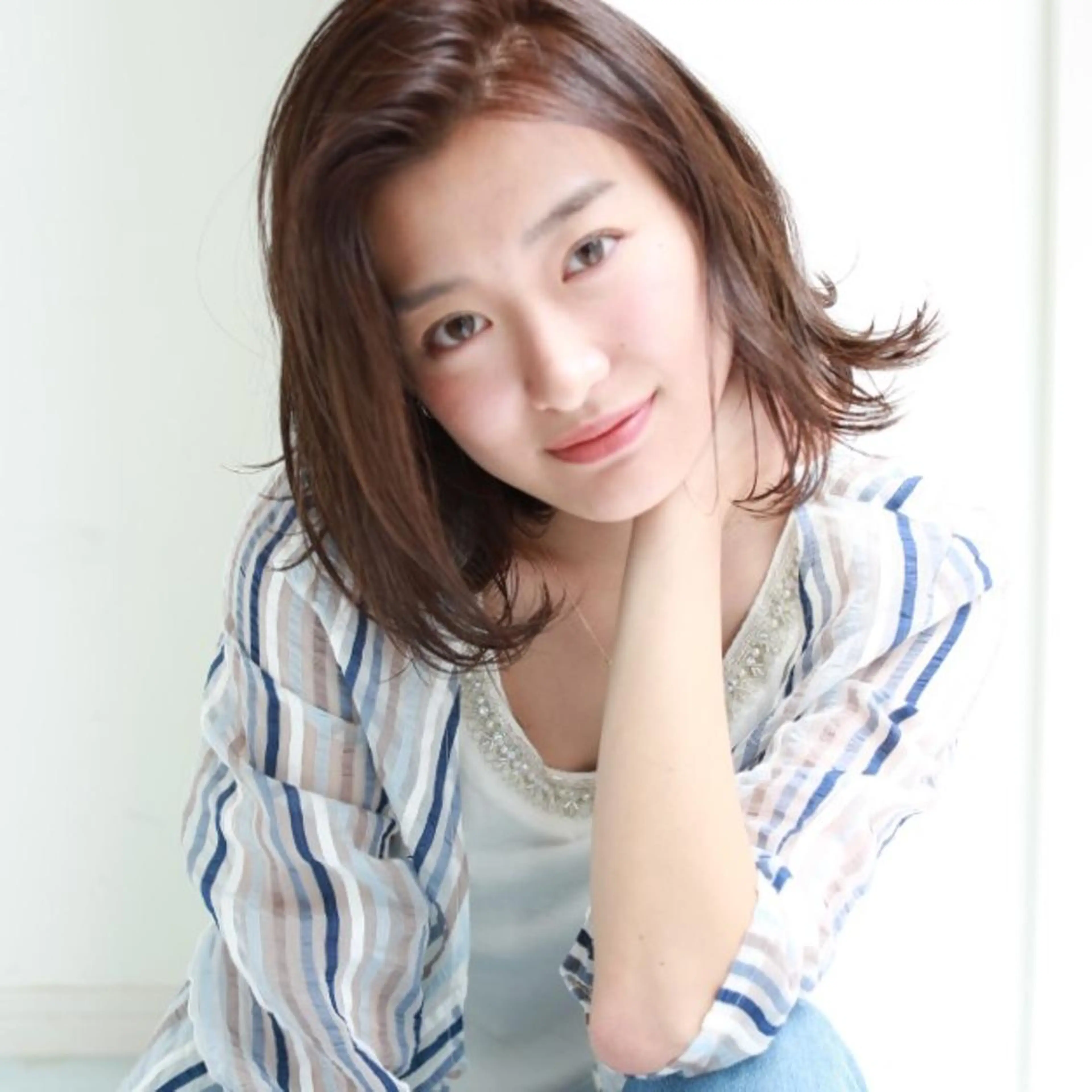 ショート ボブ 外ハネヘア ホリウチ ユキエのヘアスタイル