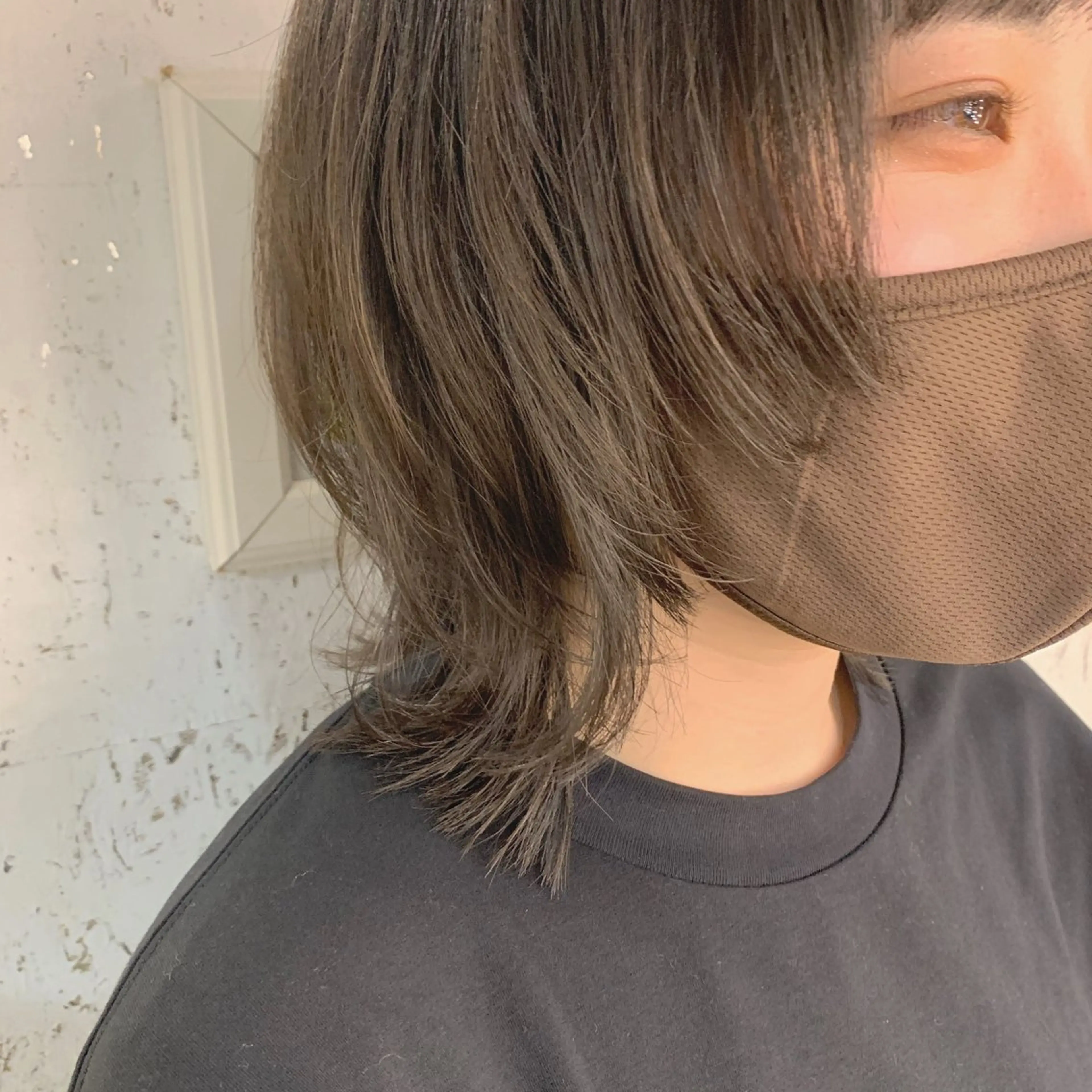 ミディアム カラー stylist/ボブ ことの/韓国レイヤーのヘアスタイル