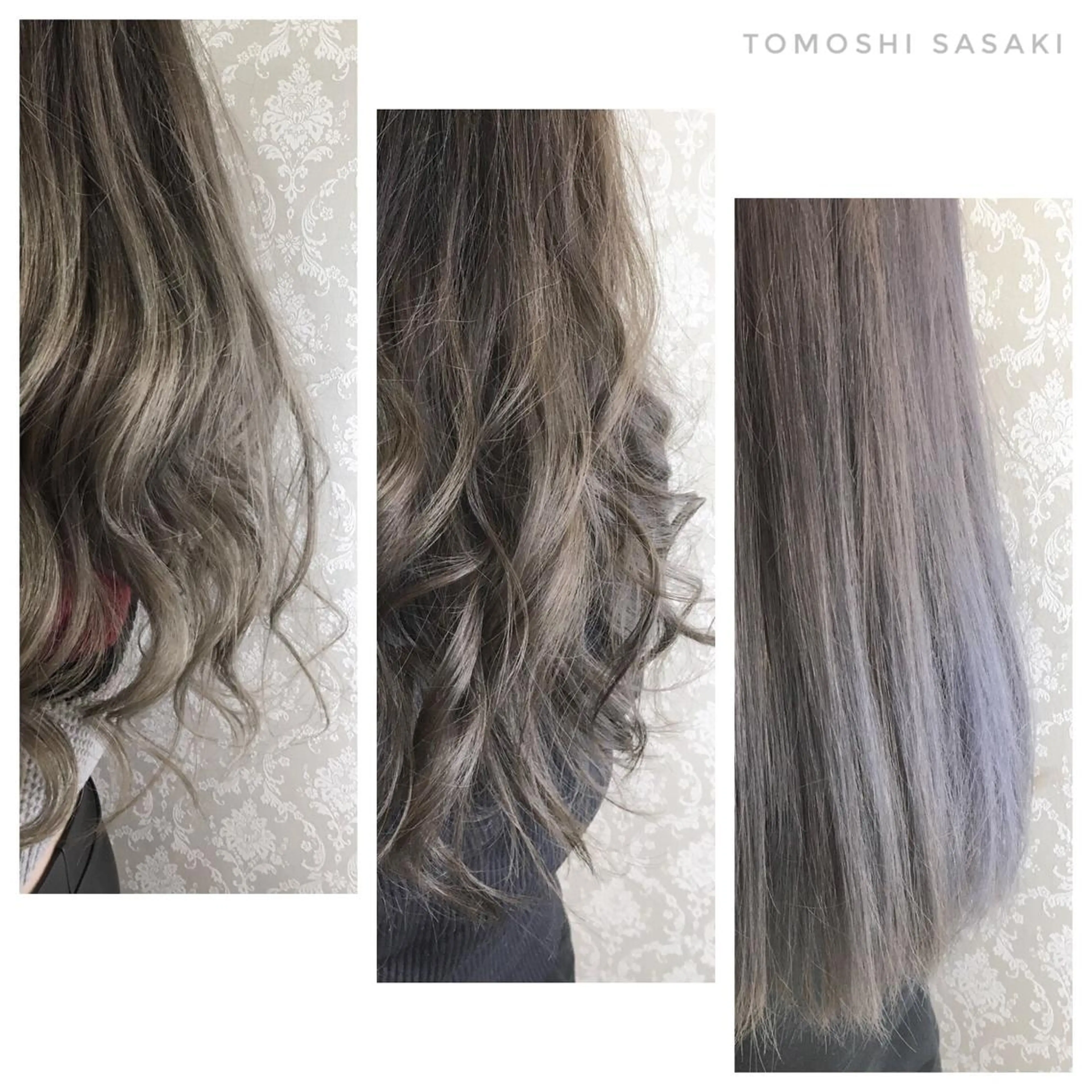 カラー ブリーチ ササキ トモシのヘアスタイル