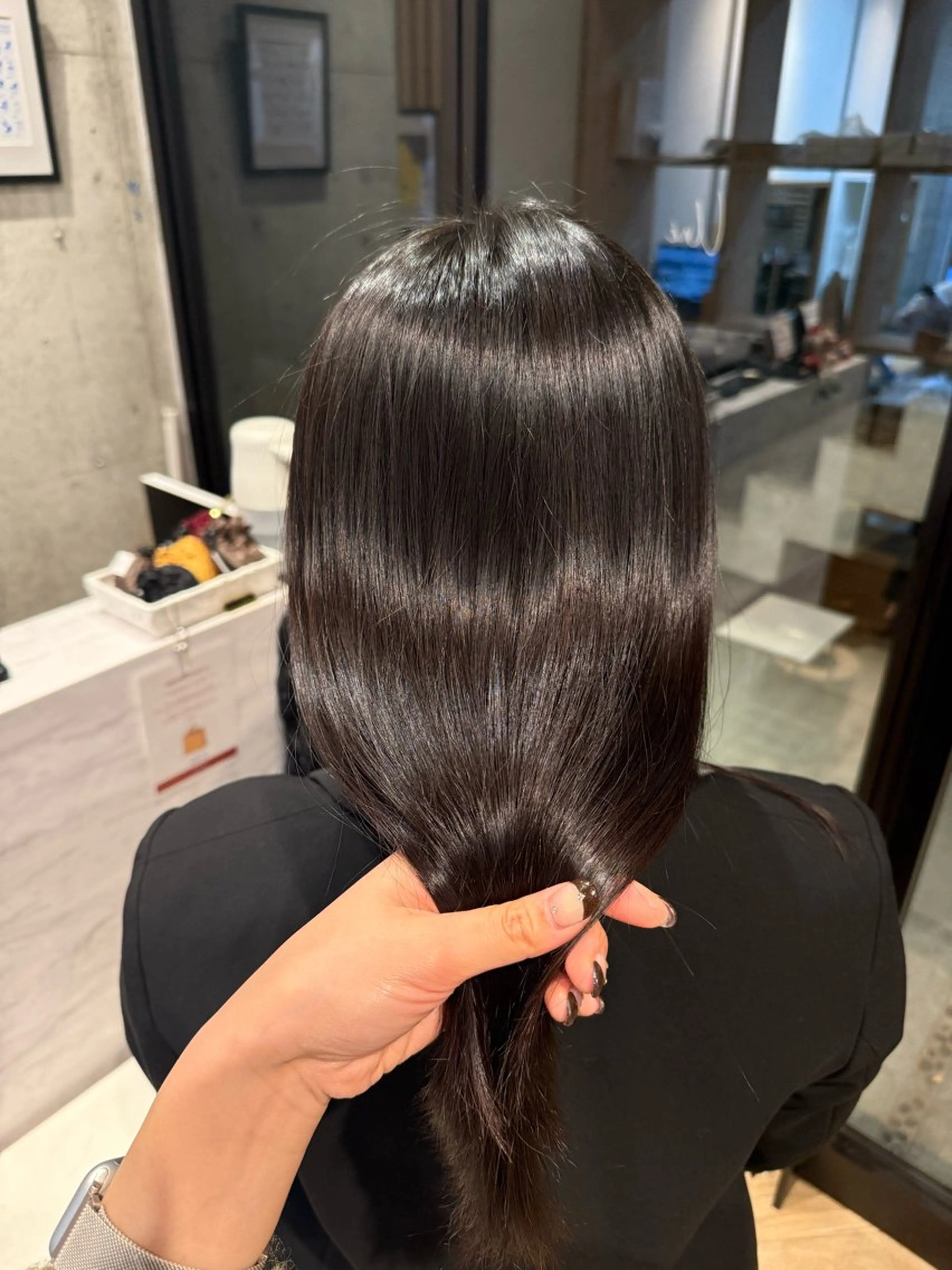 ロング トリートメント 酸熱トリートメント カット トリートメント 🎀暖色カラー/艶 ヘア/Anzu🎀のヘアスタイル