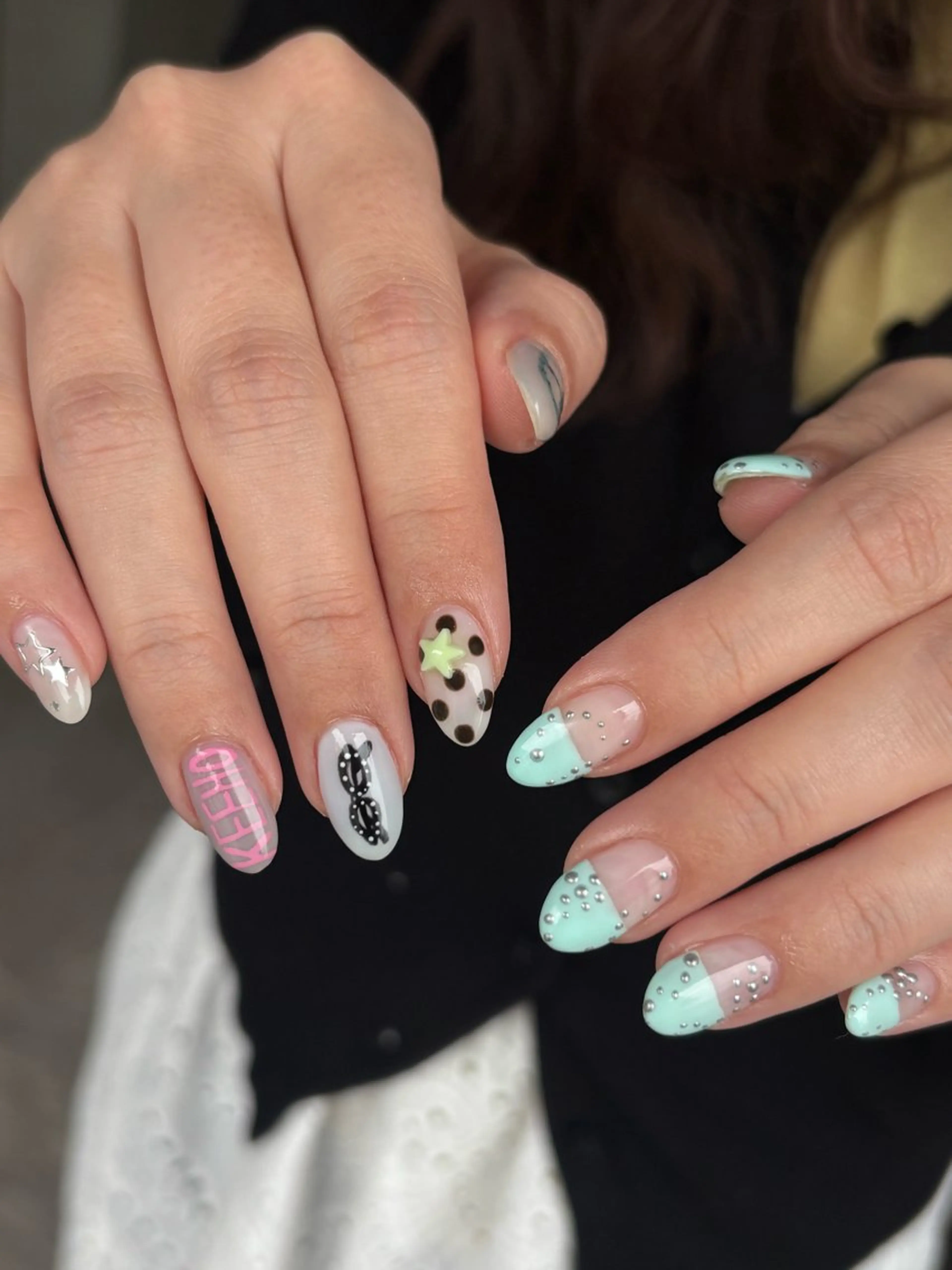 ネイル ハンドネイル 【Zina京都駅前】 きぬがわ らむのネイルデザイン