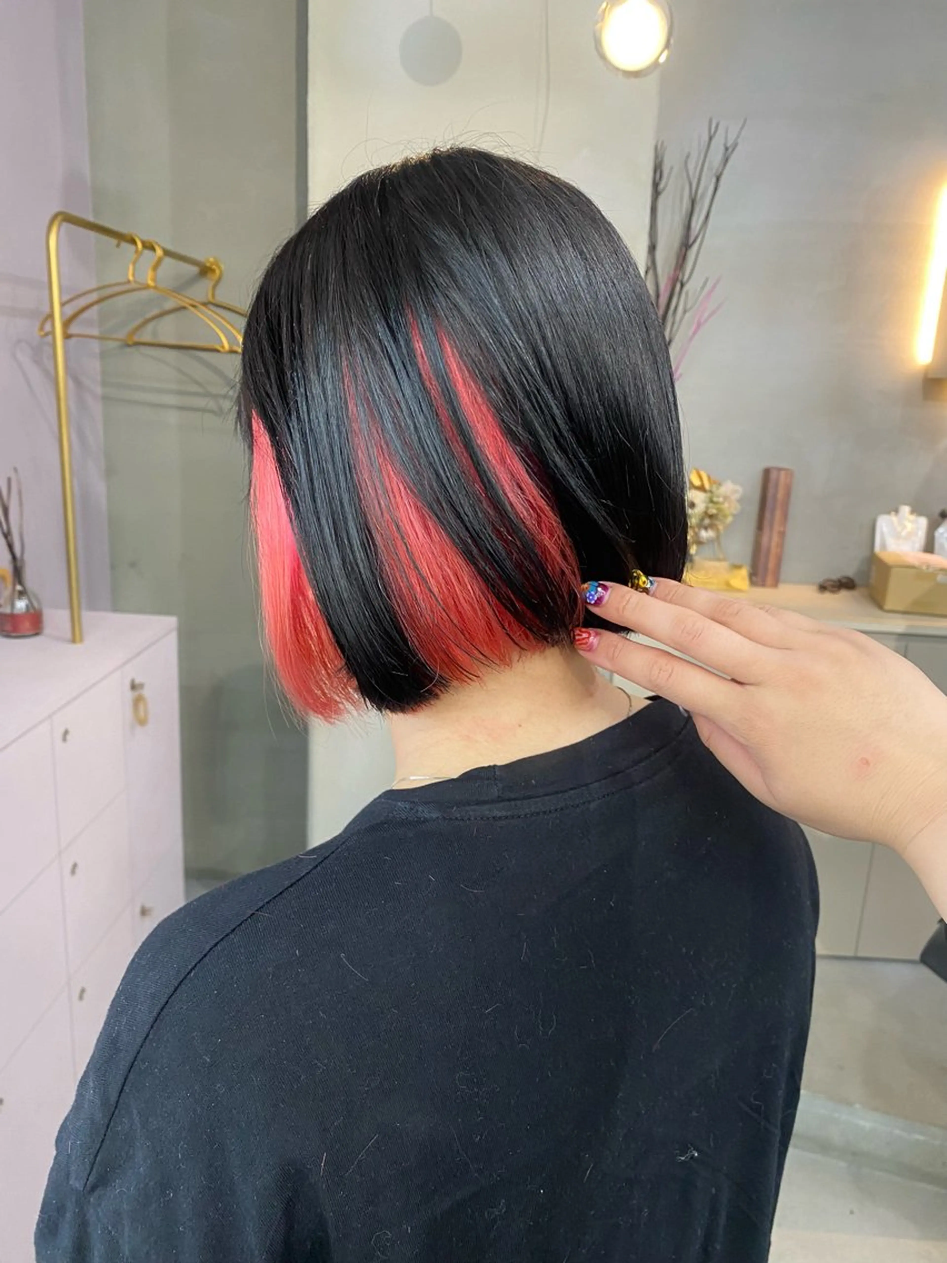 ショート カラー ヘアカラー 前橋 姫奈のヘアスタイル