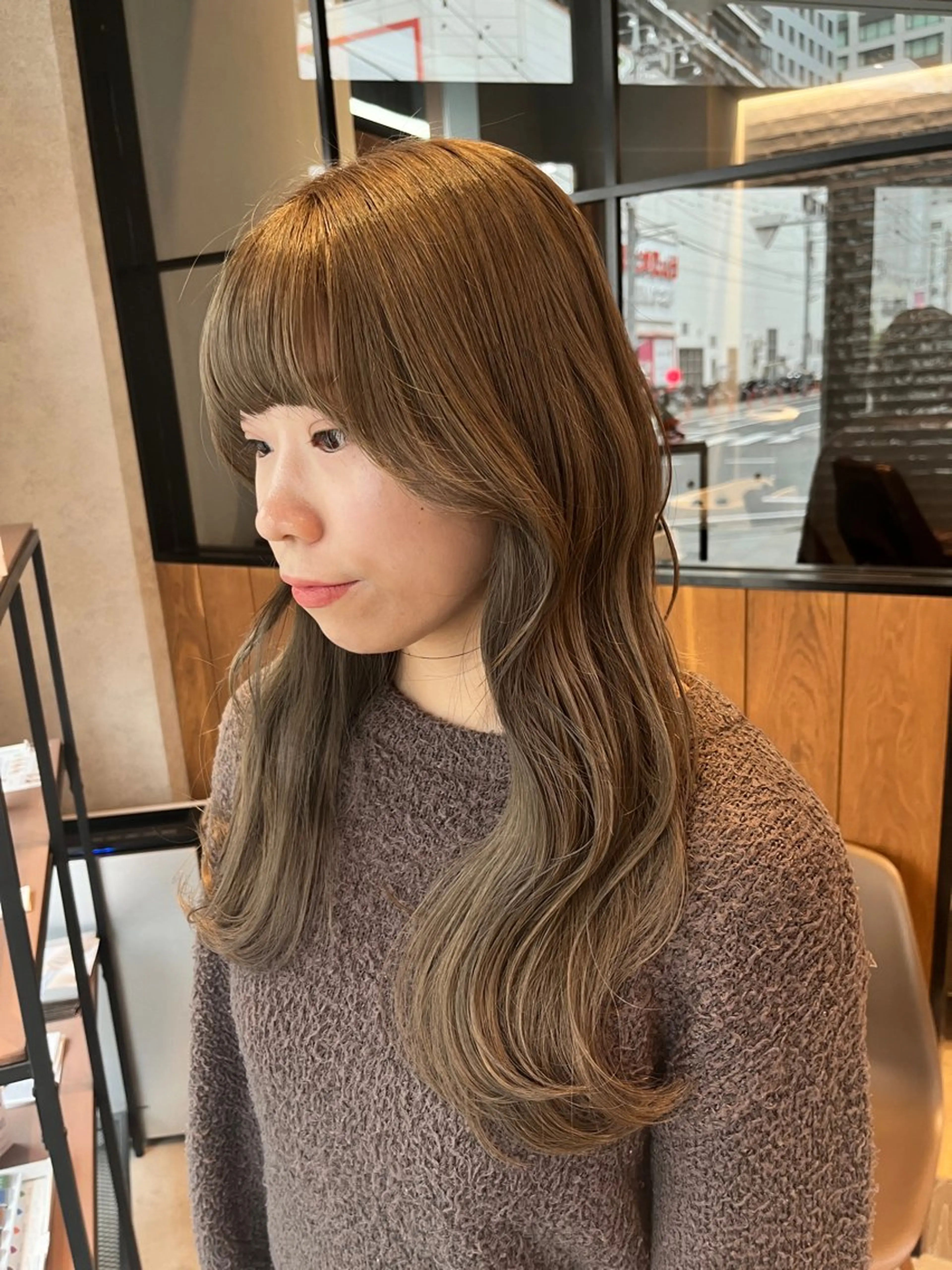ロング カラー yuuri🎀/大宮 /韓国ヘア/レイヤーのヘアスタイル