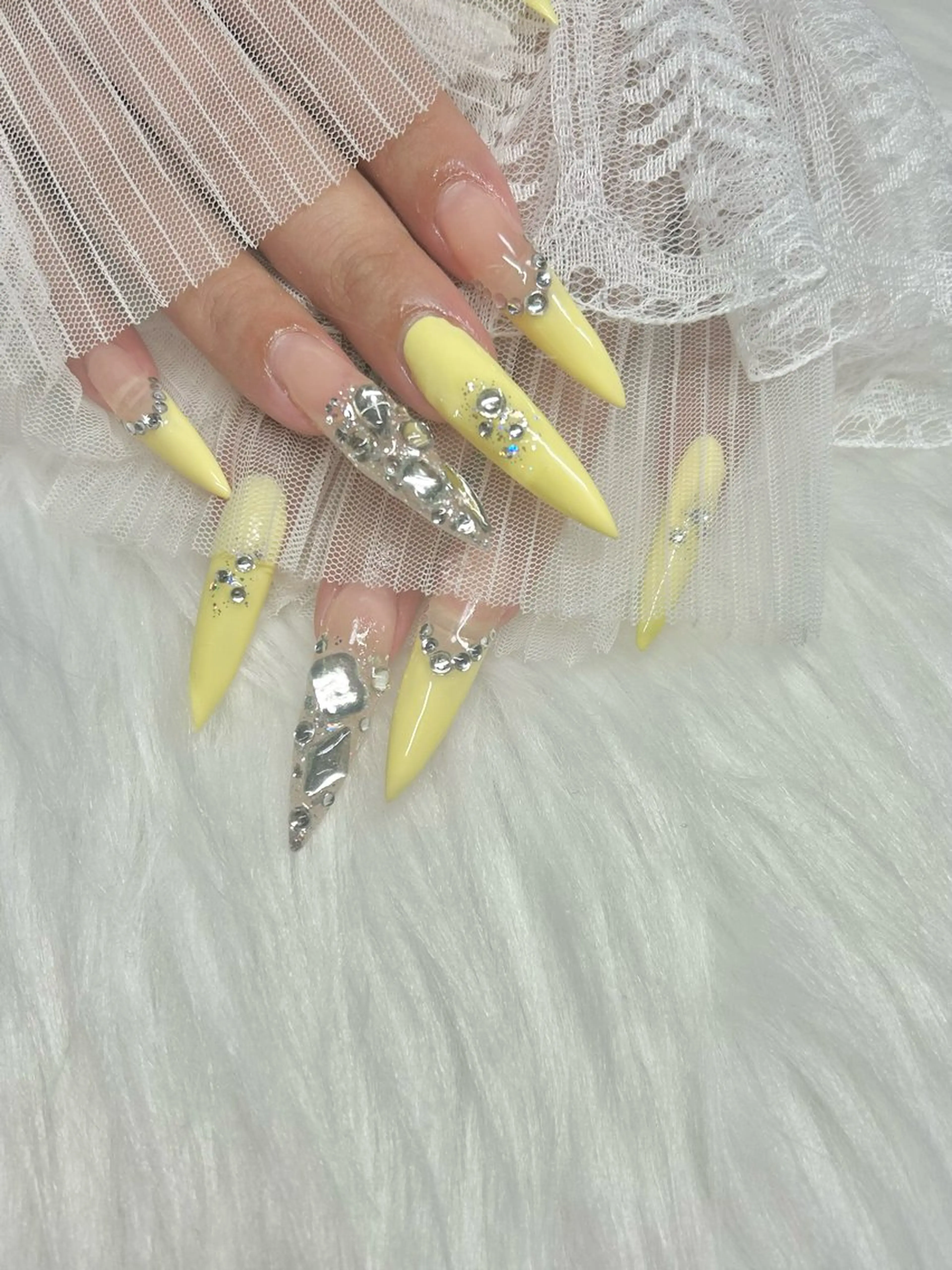 ネイル ロングネイル ネイルチップ k.nail #ksmのネイルデザイン