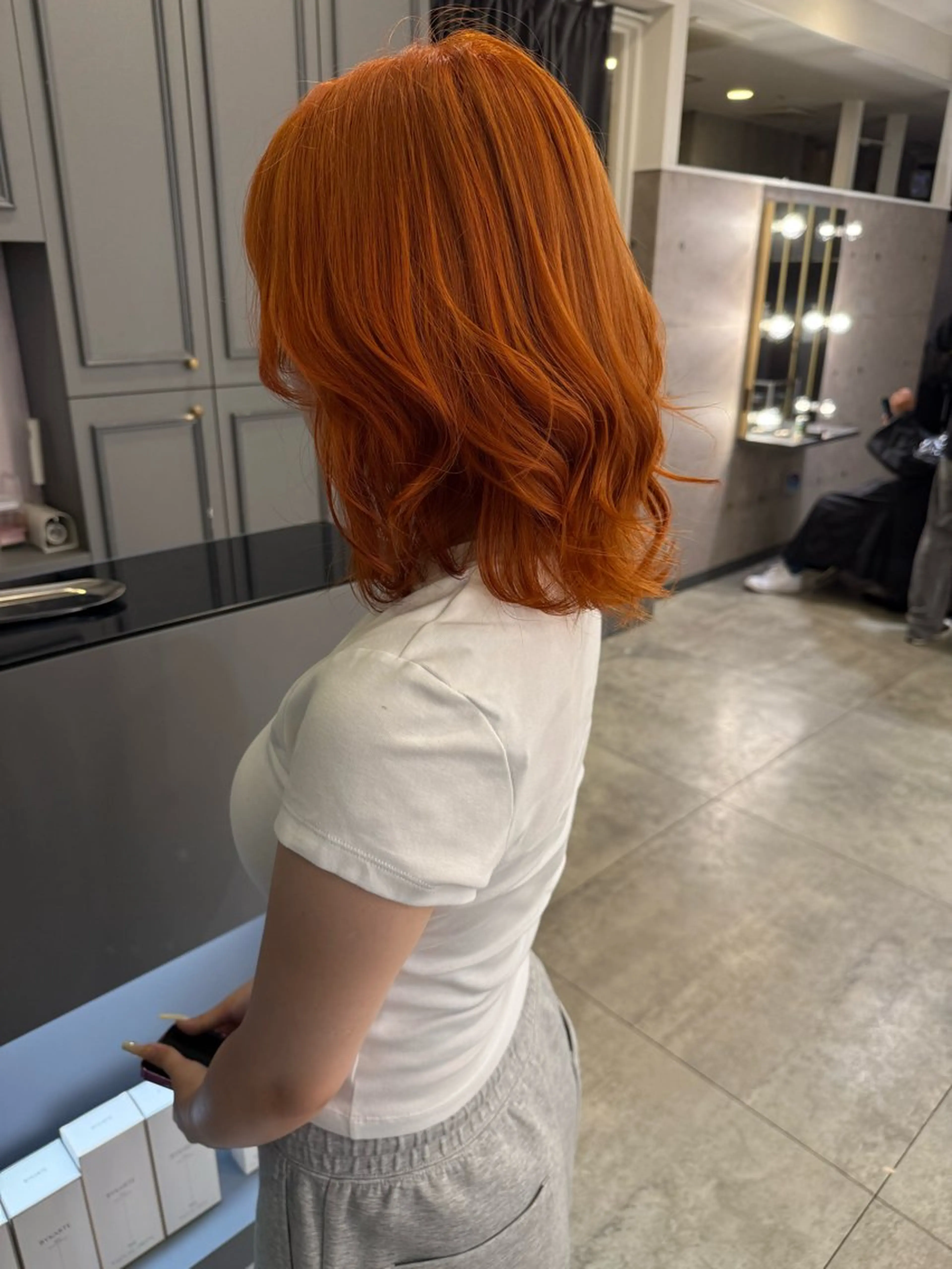 ミディアム ヘアカラー トリートメント Noe心斎橋 堀田 朋宏のヘアスタイル