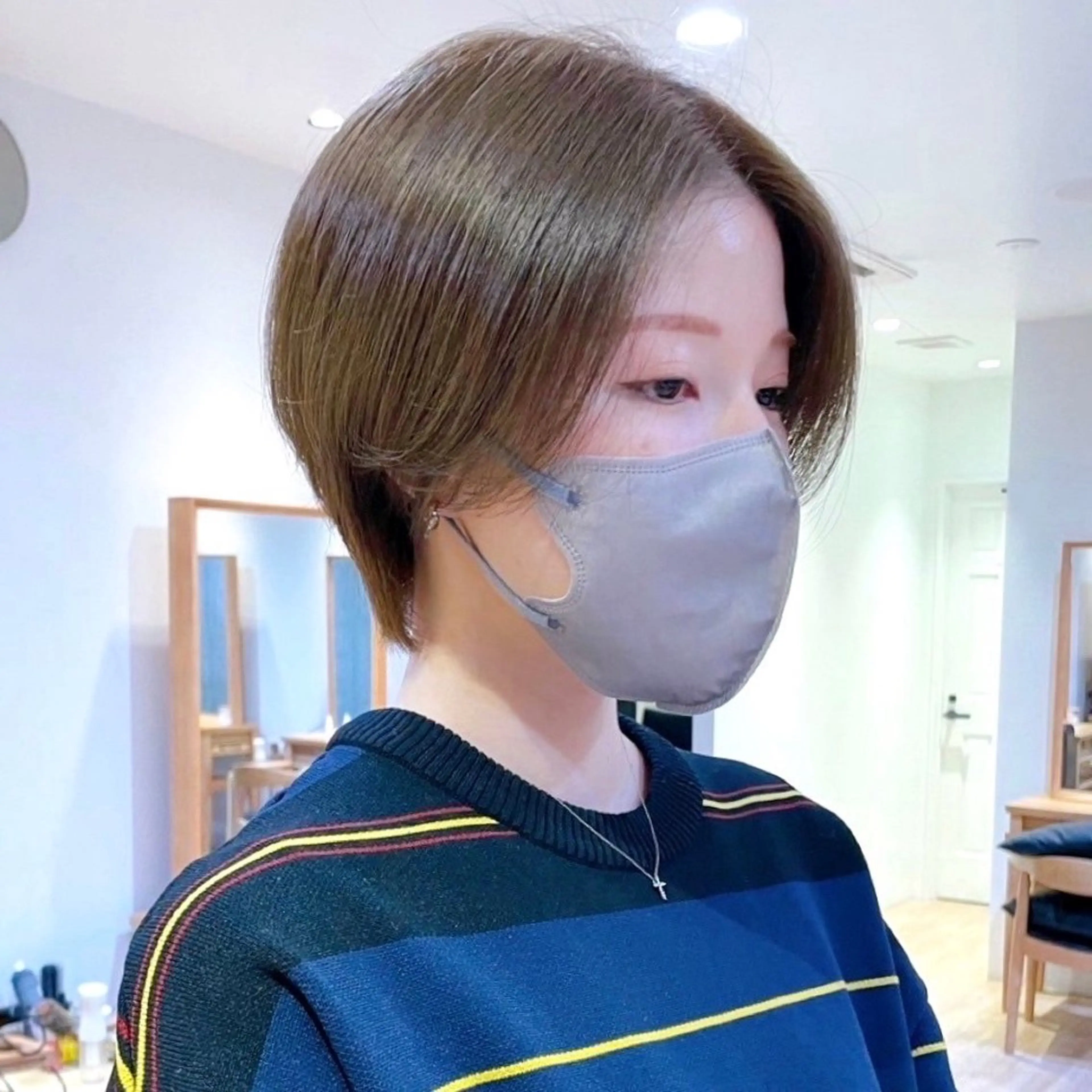 カラー ベージュカラー 透明感カラー オリーブベージュ Say.Ree所属・🐣Say.ree ひらいで ななみ🐣のヘアスタイル