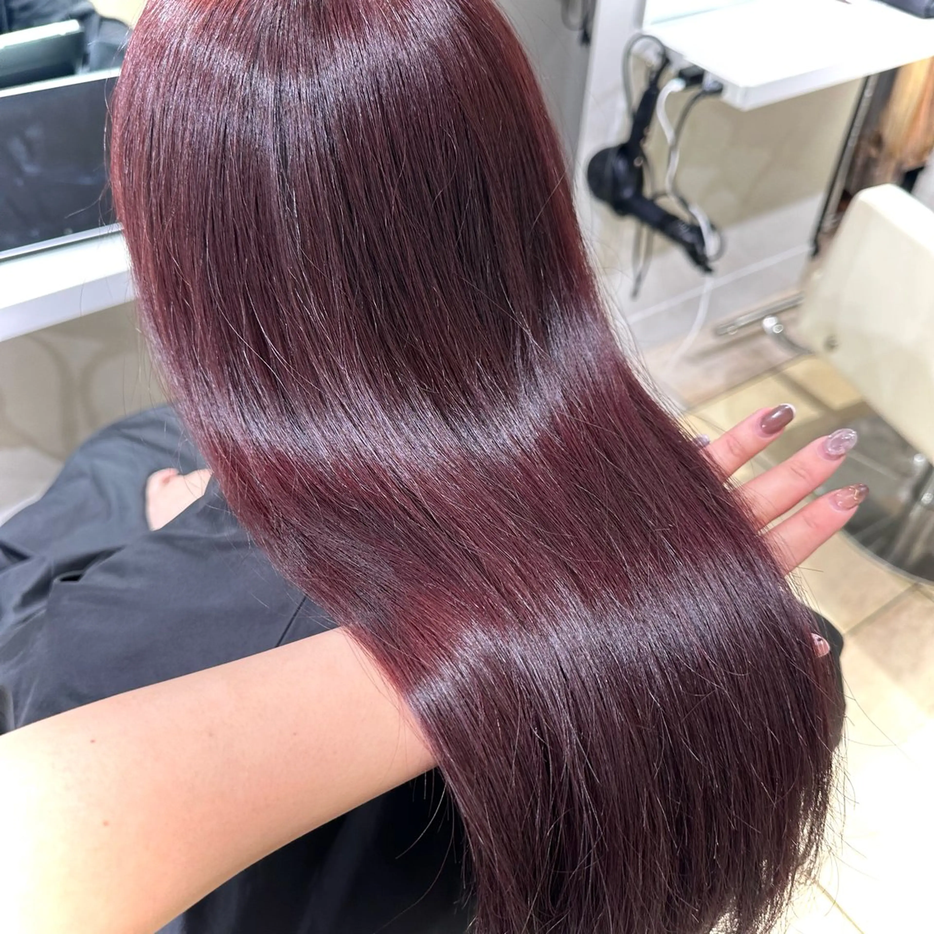 ロング カラー ブリーチ ケアブリーチ ラベンダーカラー ラベンダーピンク ピンクカラー カット ヘアカラー トリートメント 新宿/艶カラー 🎀エクステKANAのヘアスタイル
