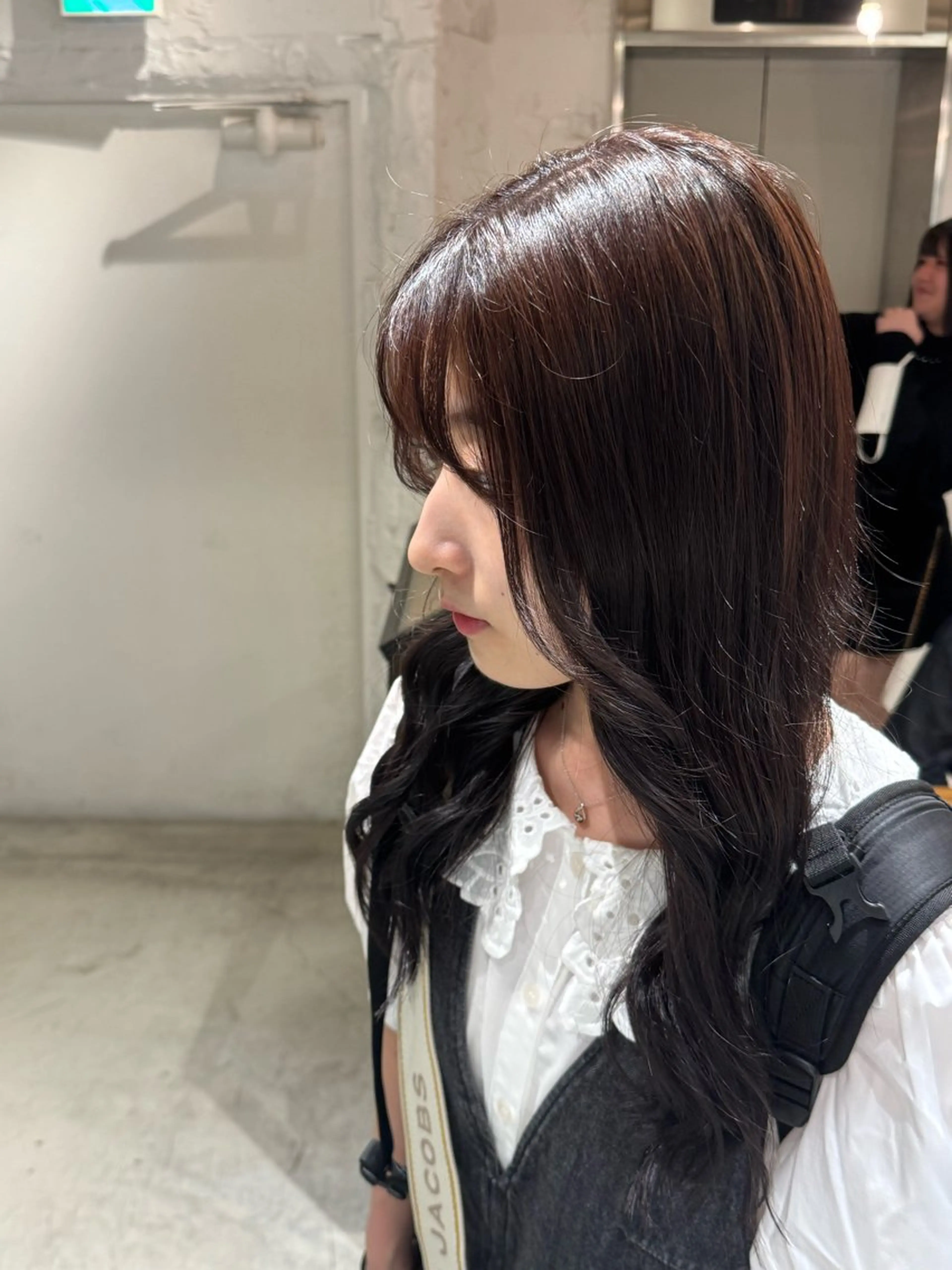 セミロング ヘアカラー トリートメント 🌶F-CODE RINA🌶のヘアスタイル